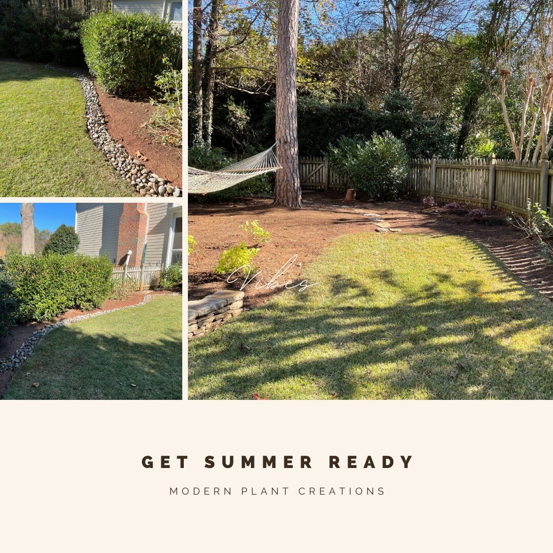 Summer is around the corner, Let's turn your backyard space into our own oasis. Give us a call or schedule online for a free consultation 🪴