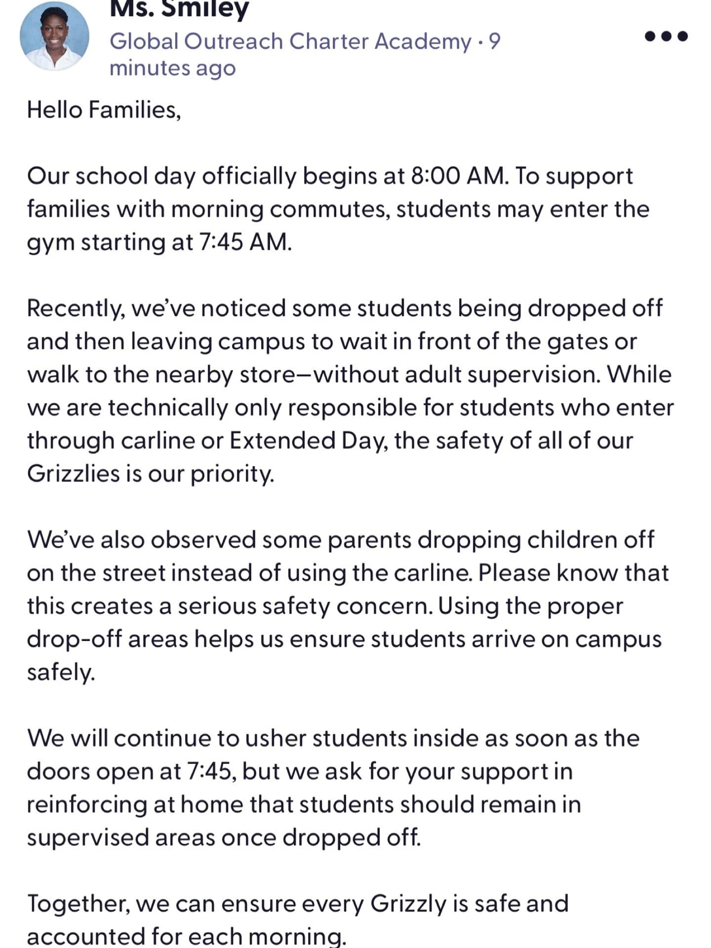 ‼️‼️ STUDENT SAFETY IS EVERYONE&rsquo;S RESPONSIBILITY ‼️‼️