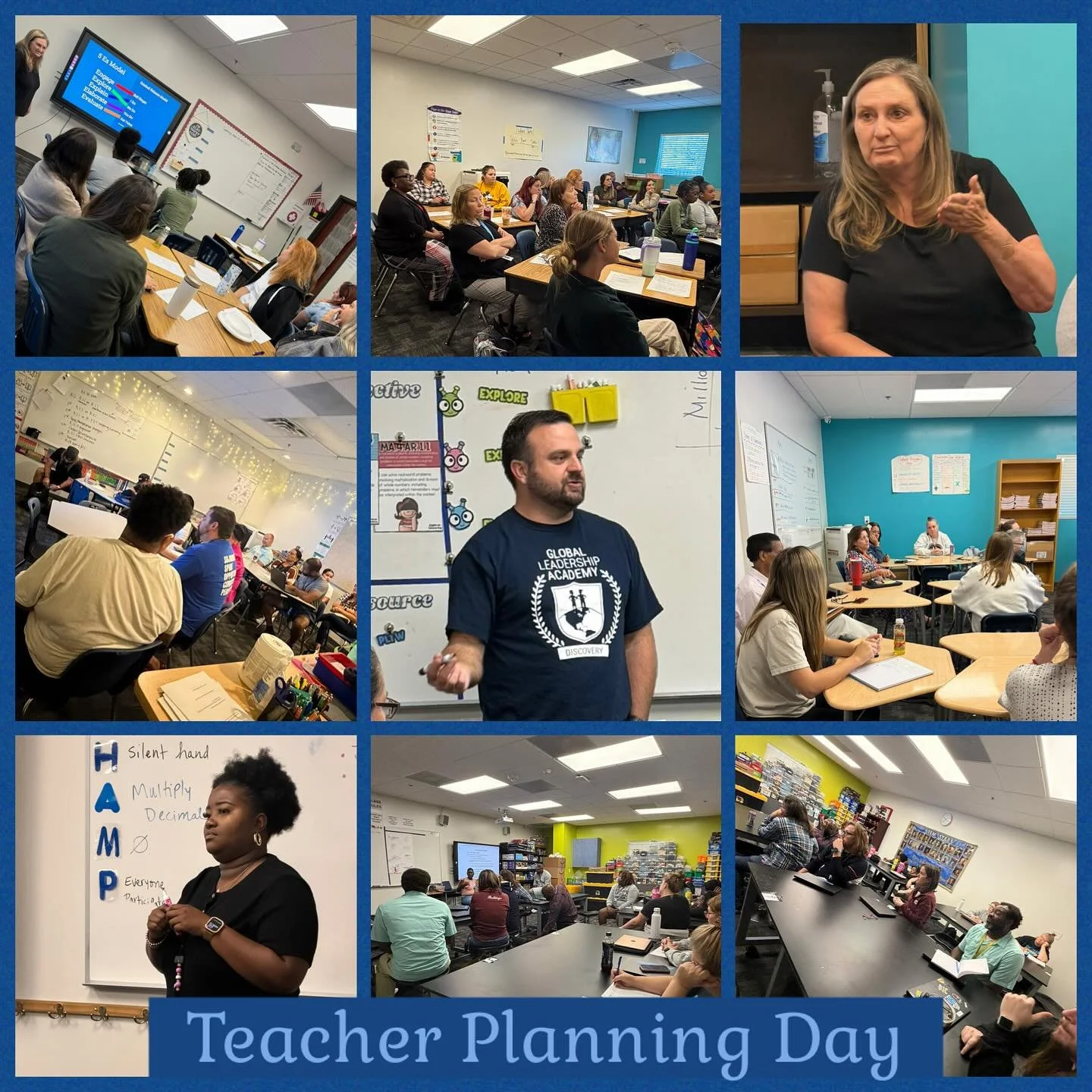 What do teachers do on Teacher Planning Day???🍎

While our students enjoyed a well-deserved break, our wonderful educators spent the day sharpening their skills! Today&rsquo;s professional development focused on lesson planning, pacing and timing of
