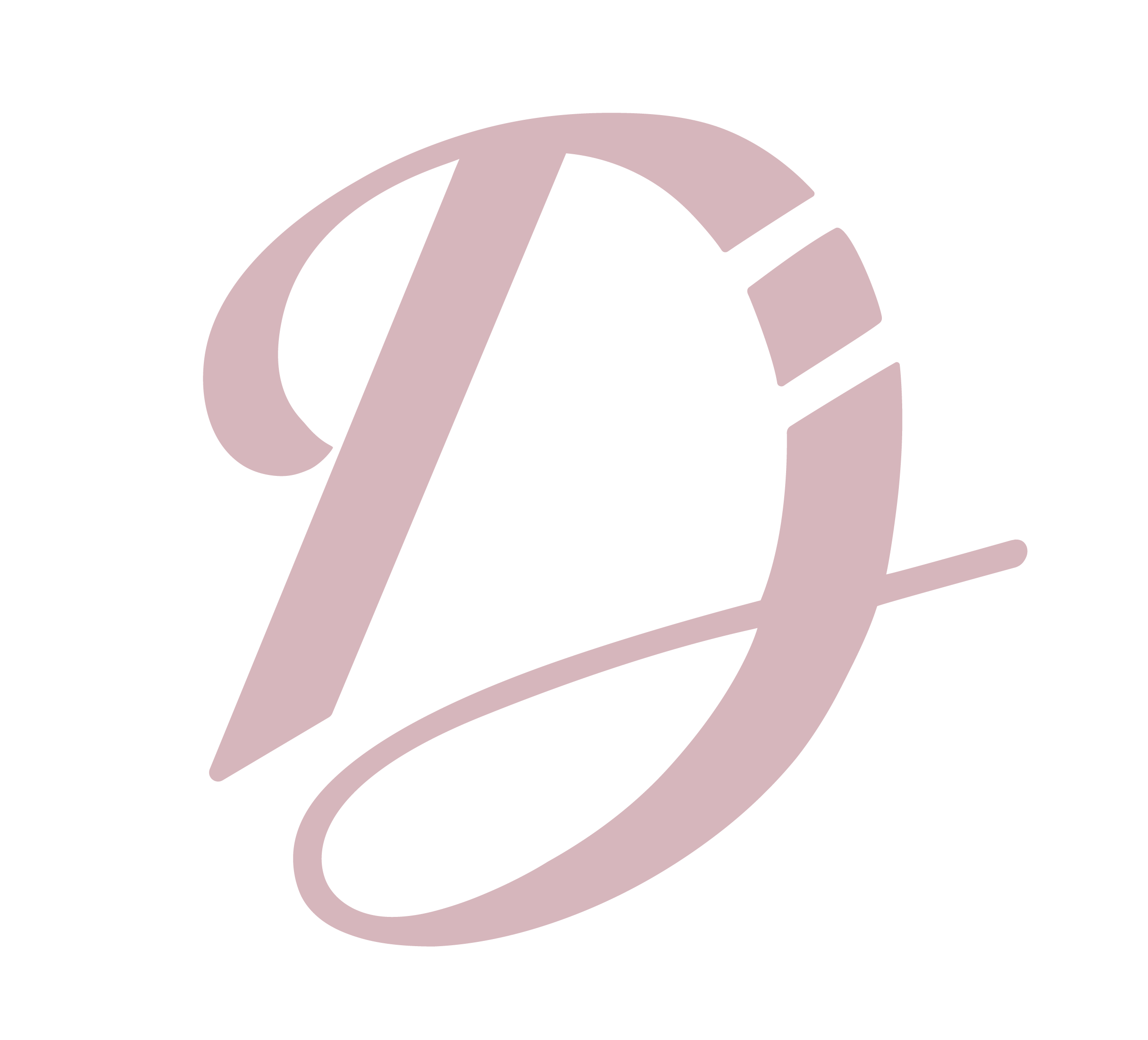 Close-up of a stylized, abstract, pink geometric labyrinth or maze on a black background.