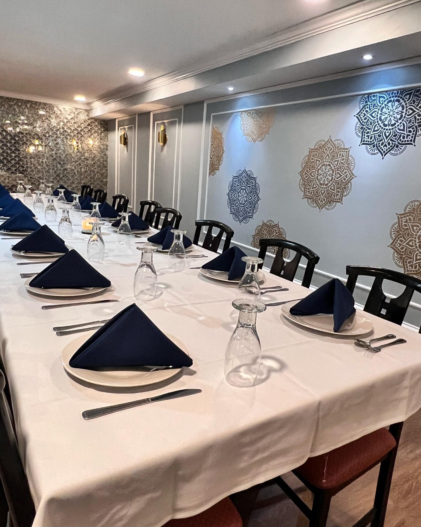 Ready for your next private event at Neelam #neelamindiancuisine #berkeleyheightsnj #privateevents #privatecatering #pov #privateparty #corporatevents