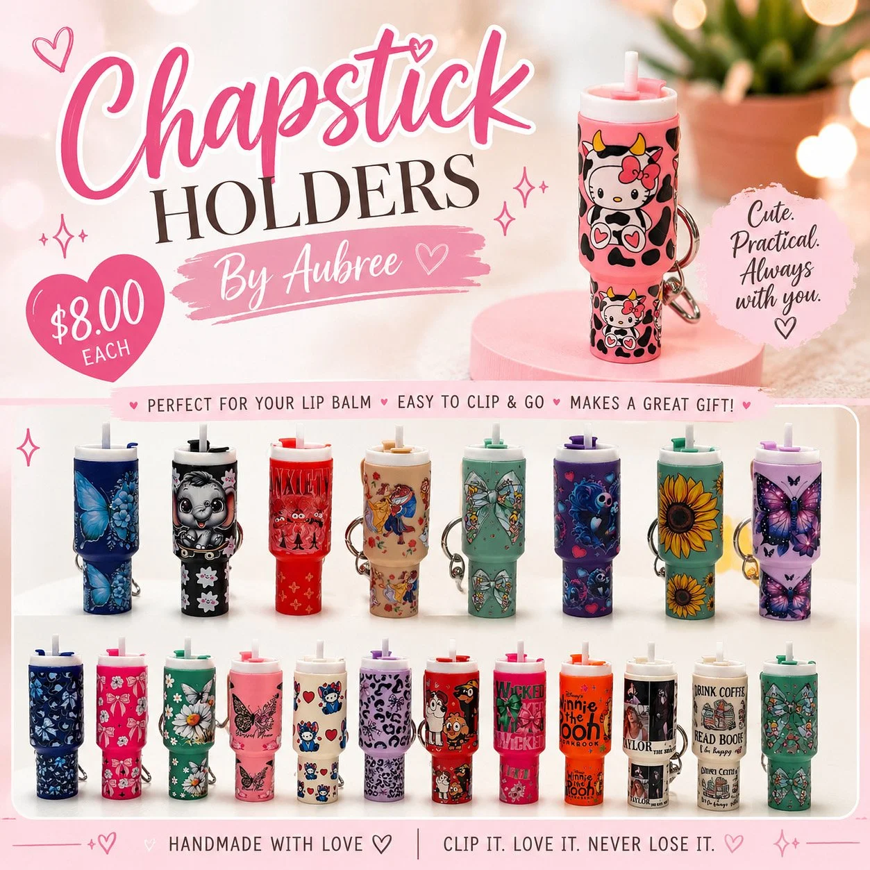 Chapstick Holder by Aubree