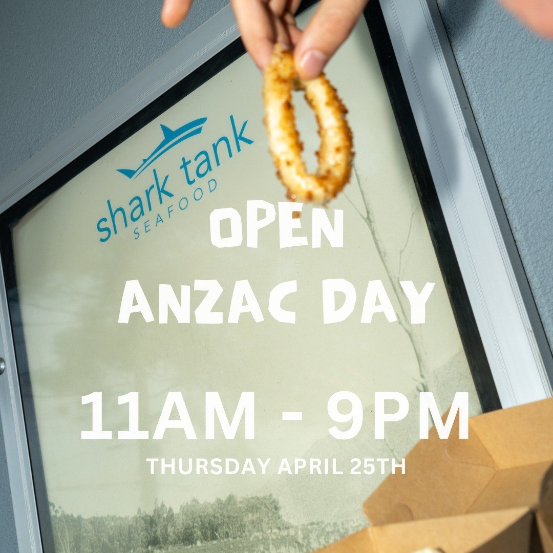 Attention fish and chip lovers 📢⁠
⁠
Your favourite fish and chip shop will be open for our normal business hours on Anzac Day, next Thursday the 2th of April.⁠
⁠
11am - 9pm