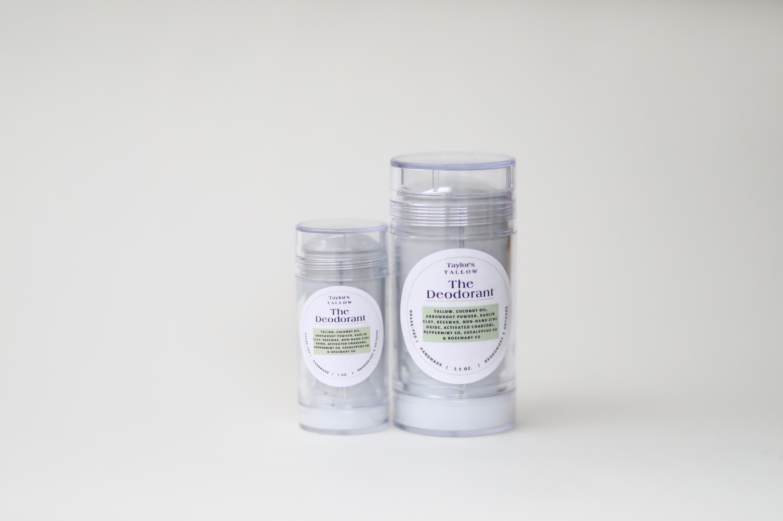 Peppermint/Eucalyptus Charcoal Deodorant