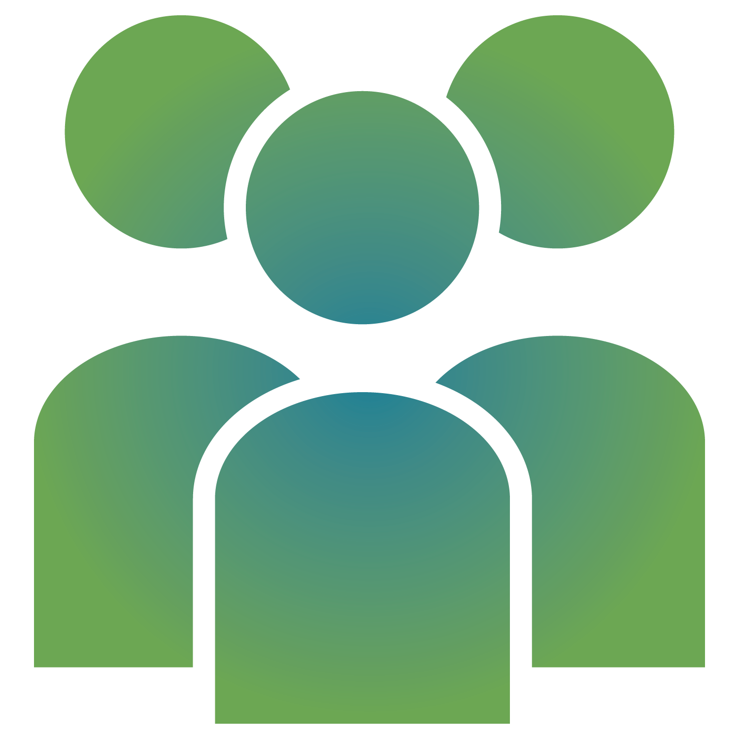 Two video game controllers, one on top of the other, with a green and blue gradient background.