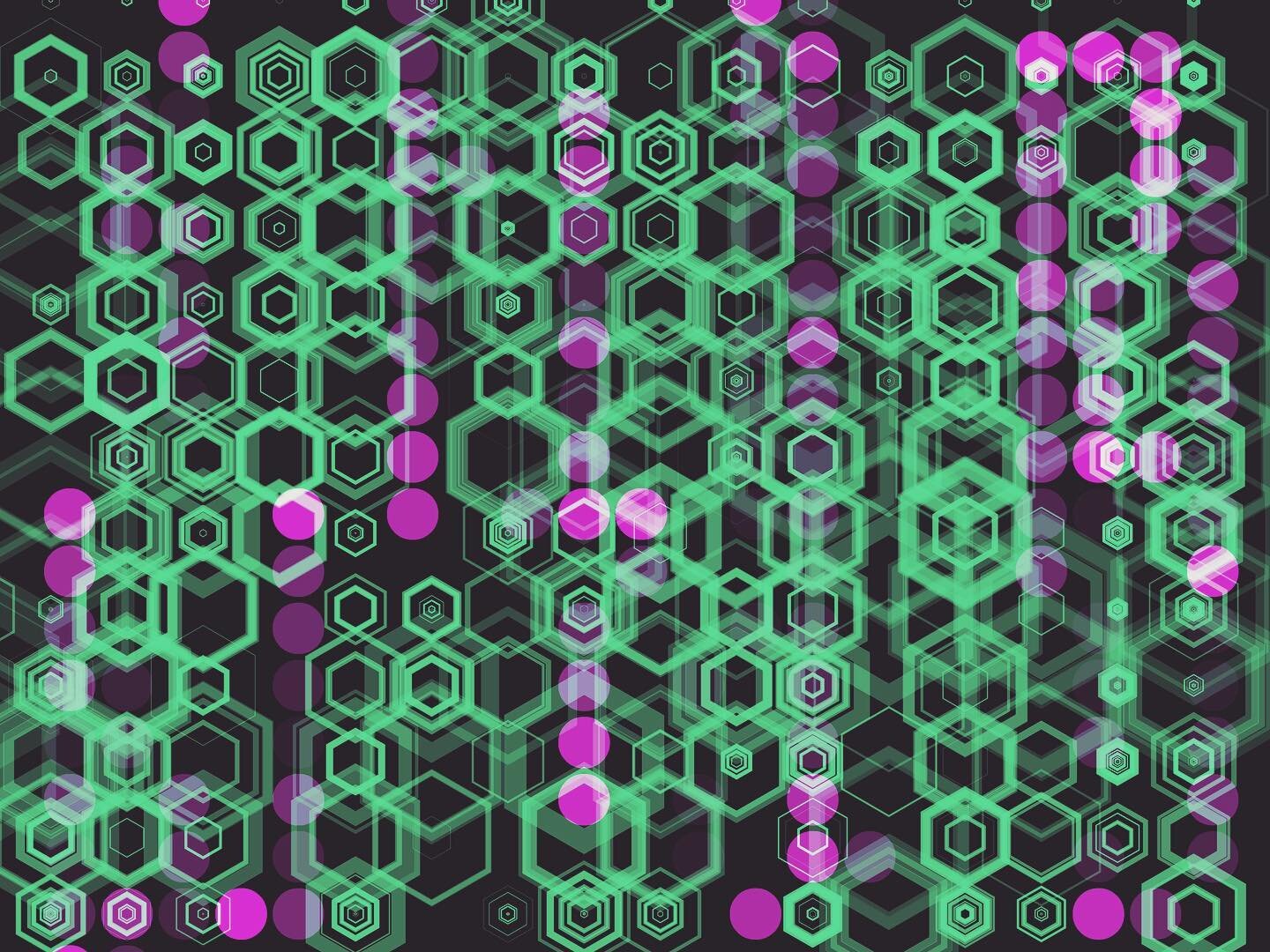 Bubbles!! 

#day8 #30daychallenge #green #pink #geometry #art #digitalart