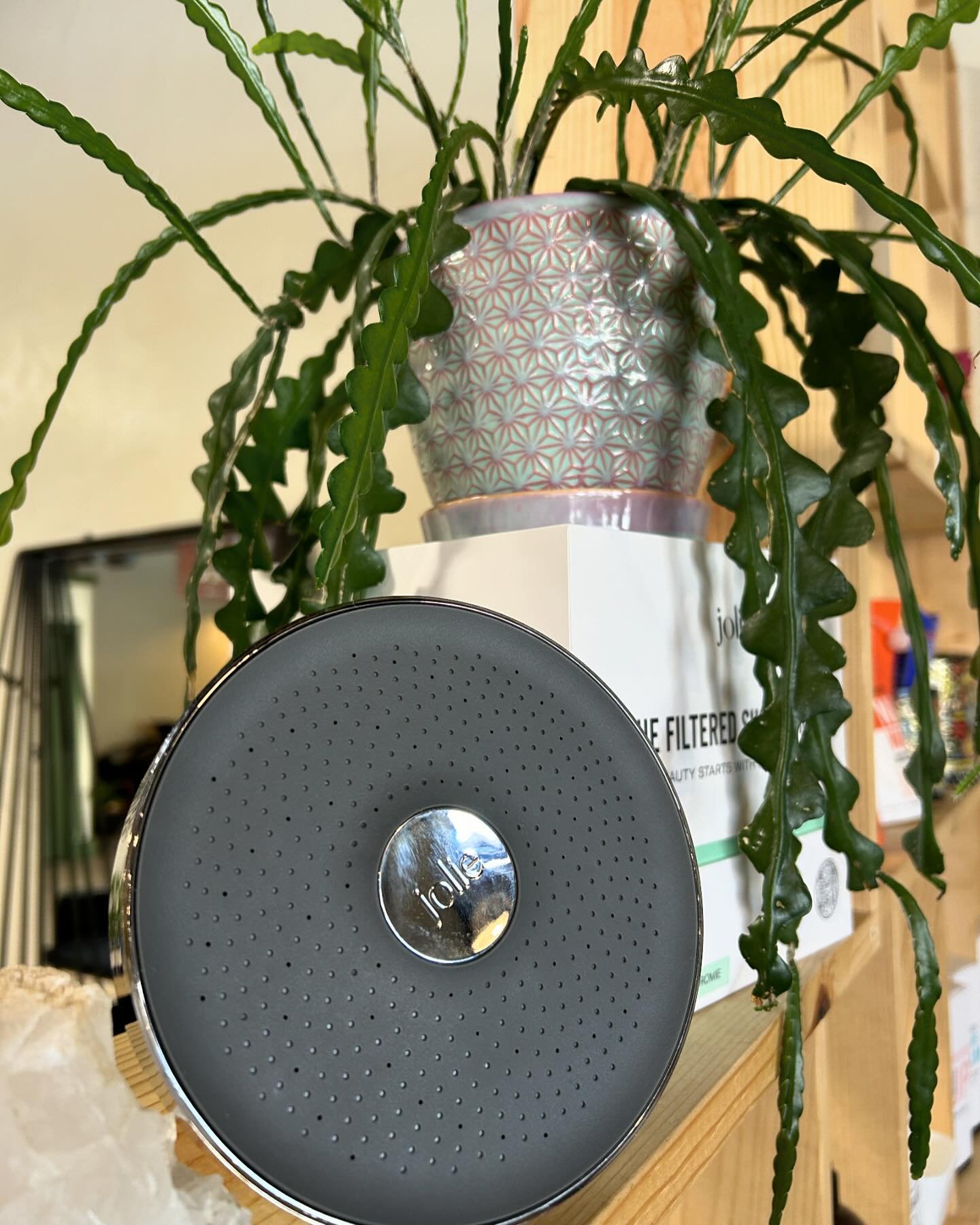 May&rsquo;s featured product is a good one 🚿✨ the Jolie Filtered Shower Head!

All through May, we&rsquo;ll be talking about why you need this in your shower

Swipe to learn a little more ➡️

Then stop by and shop in salon for 20% off your new favor