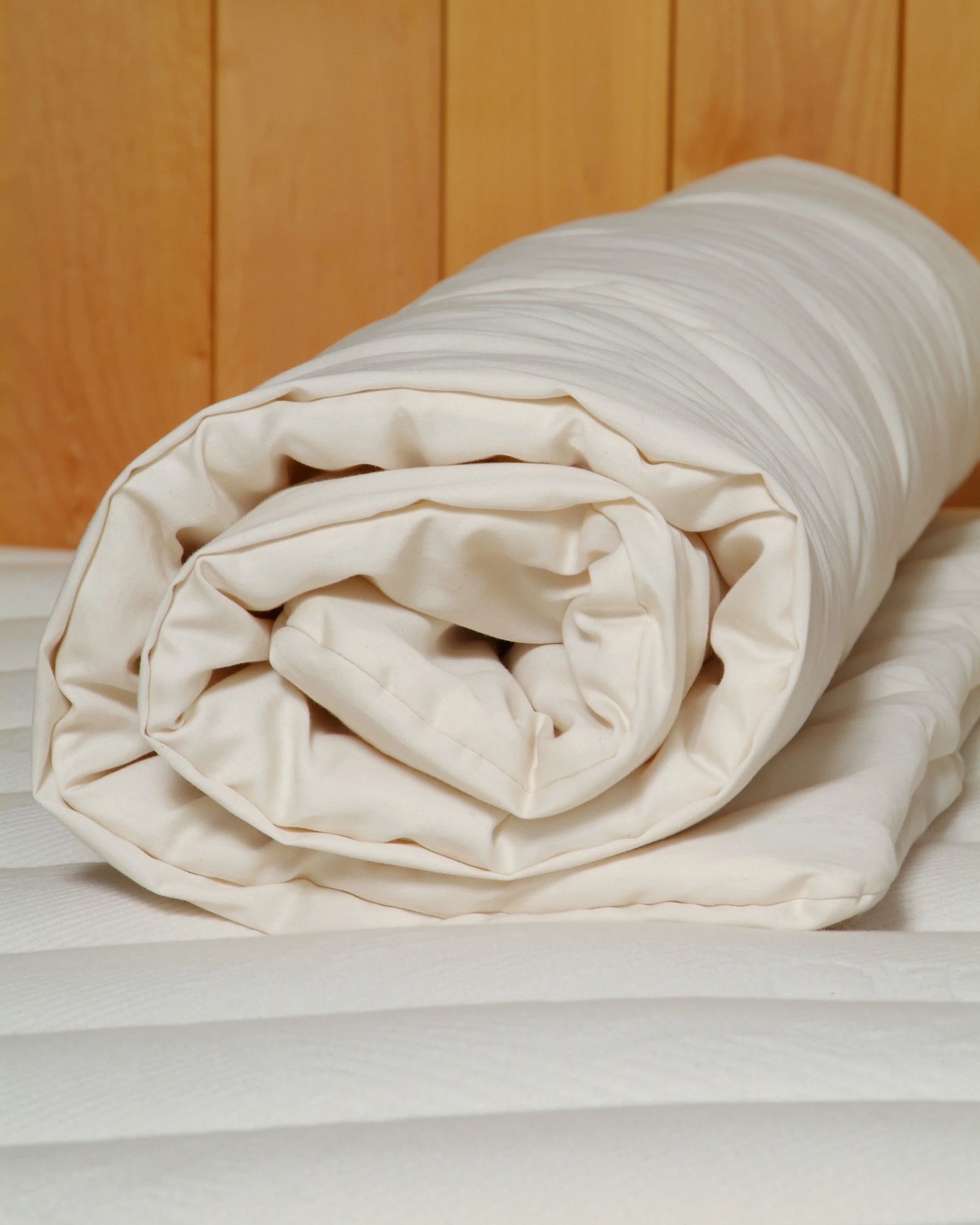 Organic cotton and wool mattress — Pram N Proper