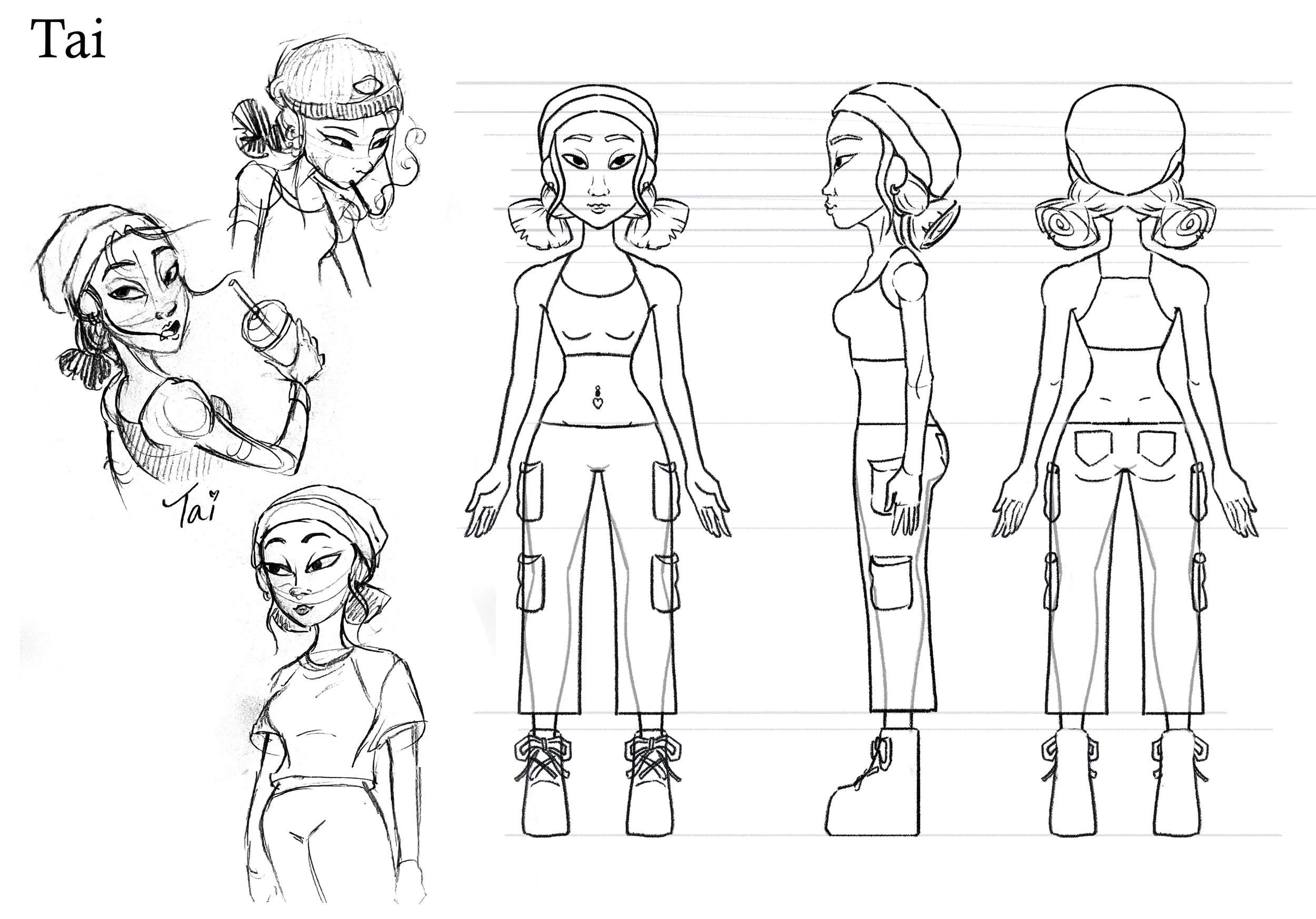 Character exploration and turnaround