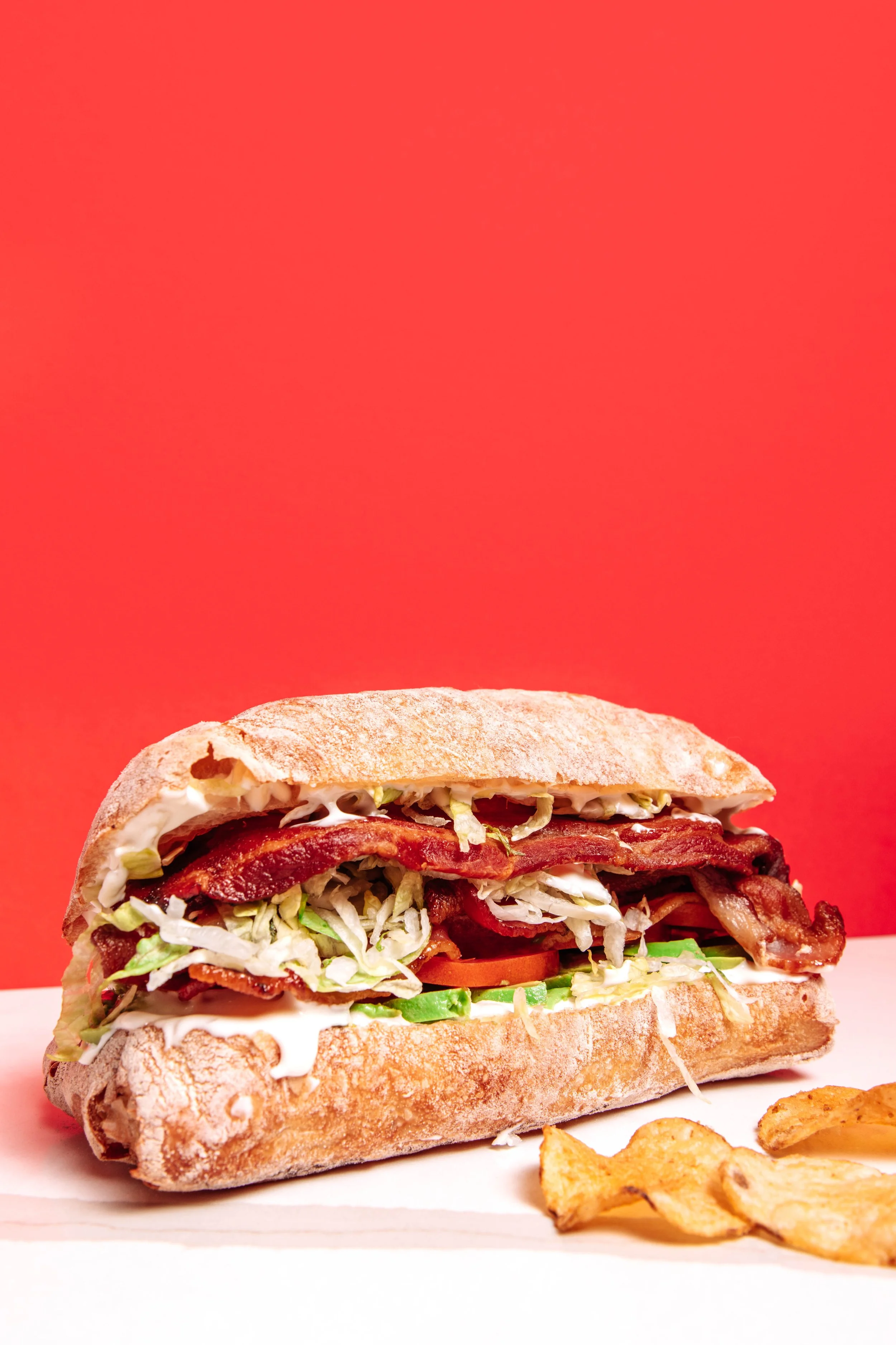 Potato Chips Deli Sandwiches