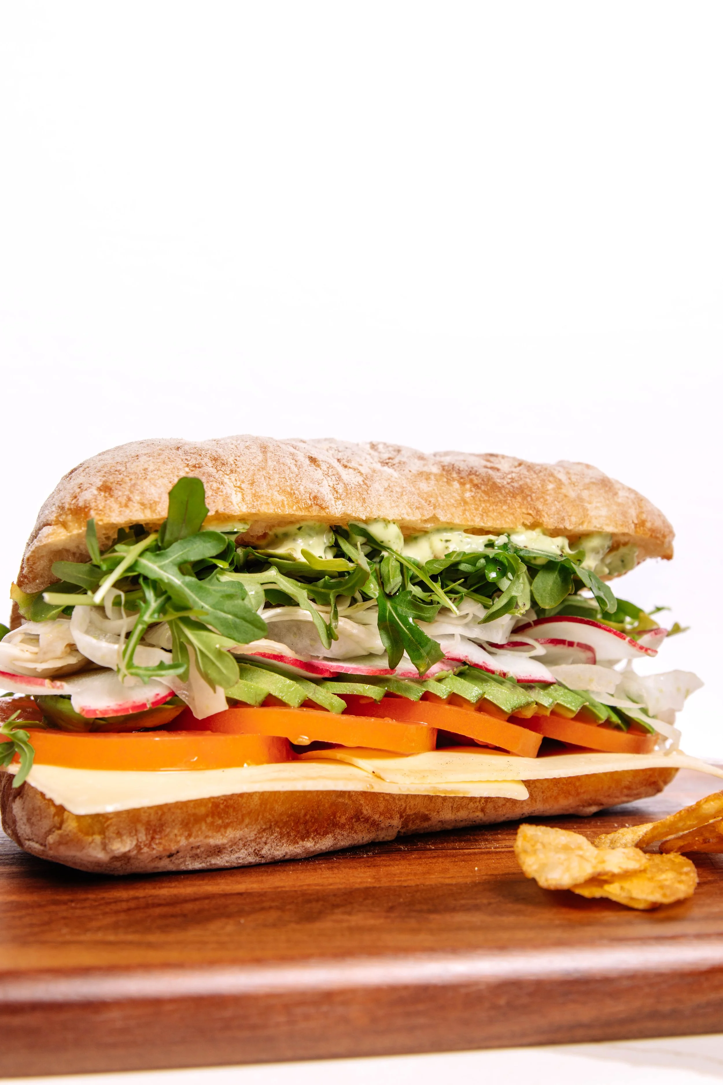 Potato Chips Deli Sandwiches