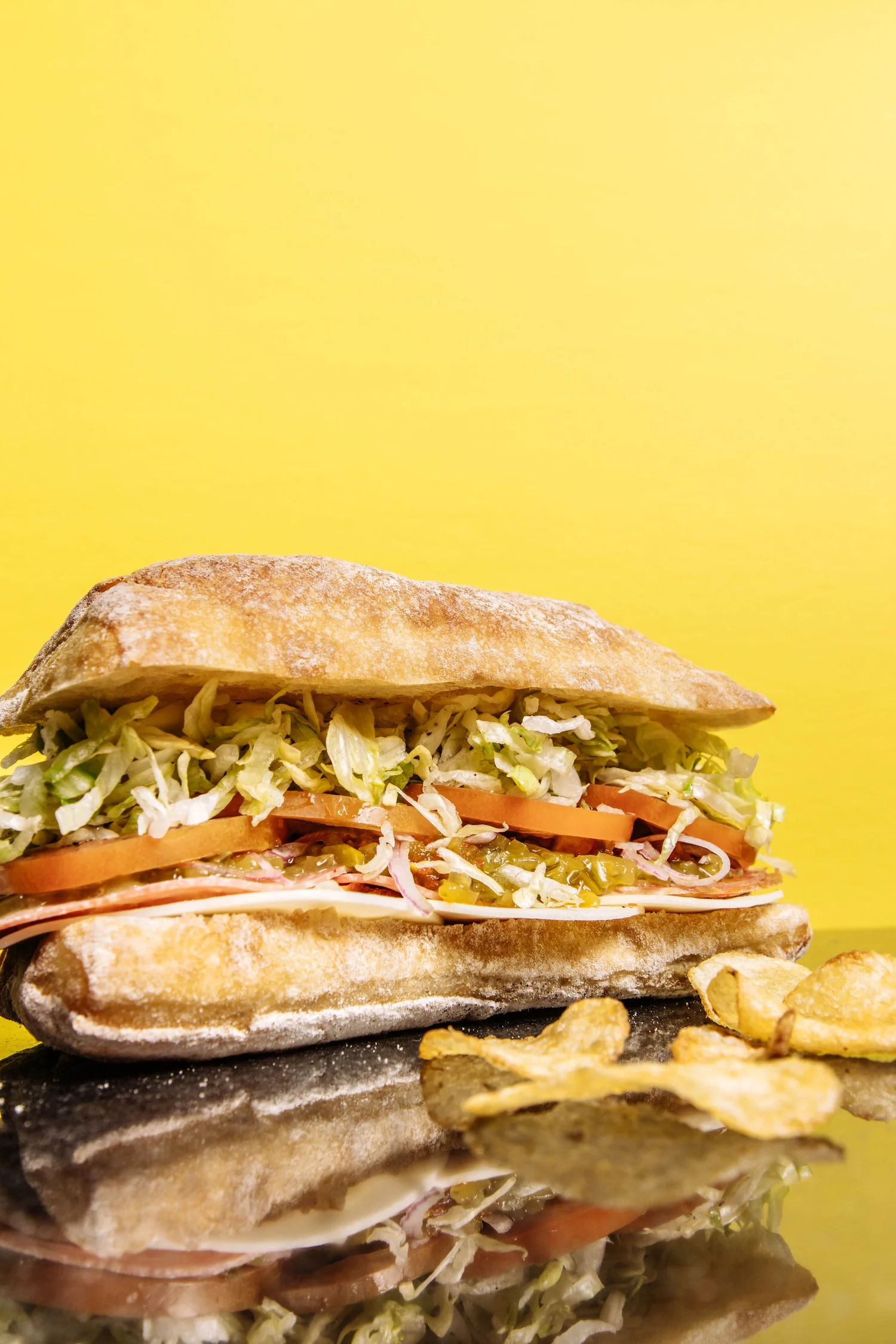 Potato Chips Deli Sandwiches