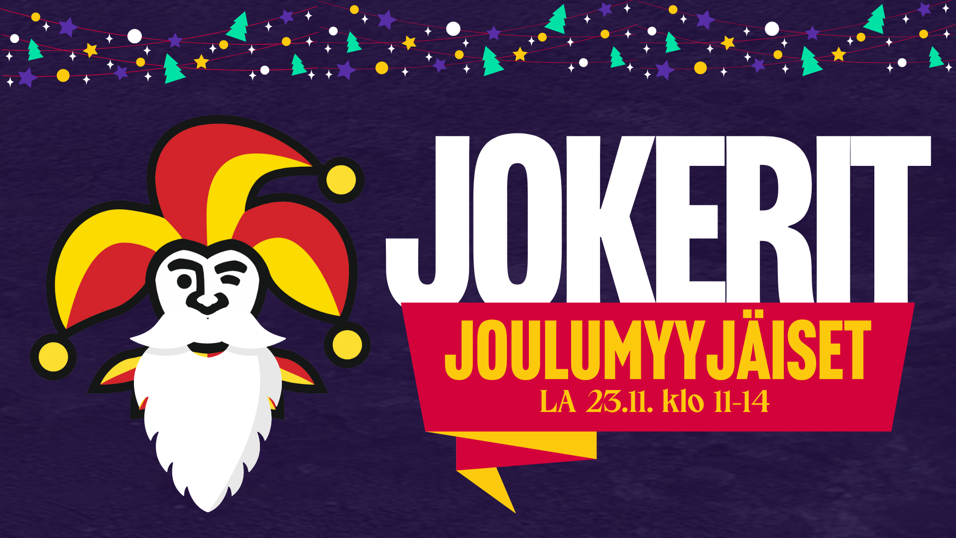 Joulumyyjäiset x Meet &amp; Greet lauantaina 23.11.