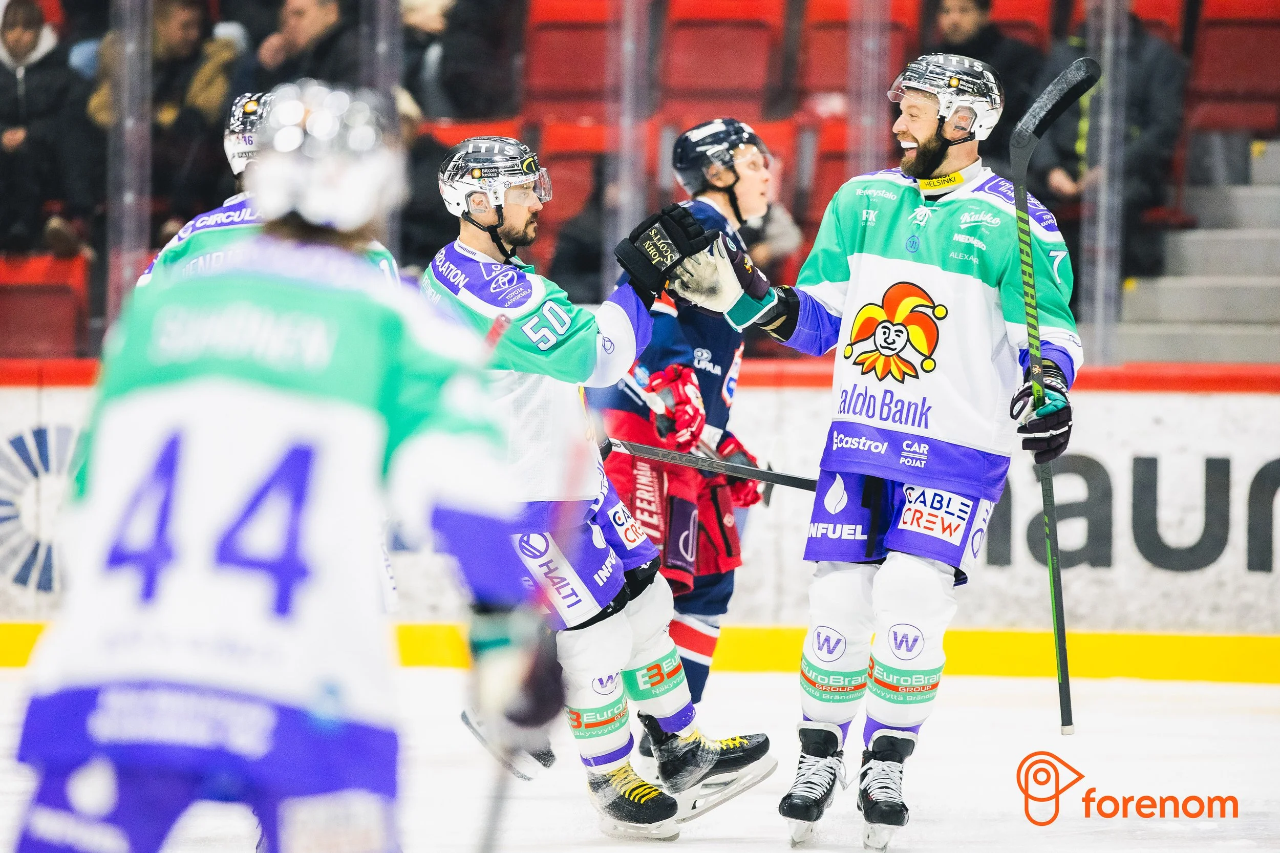 Forenomin ottelukooste: Jokerit haki voiton Turun yhdeksän maalin illasta - Sarja katkolla torstaina Nordiksella 