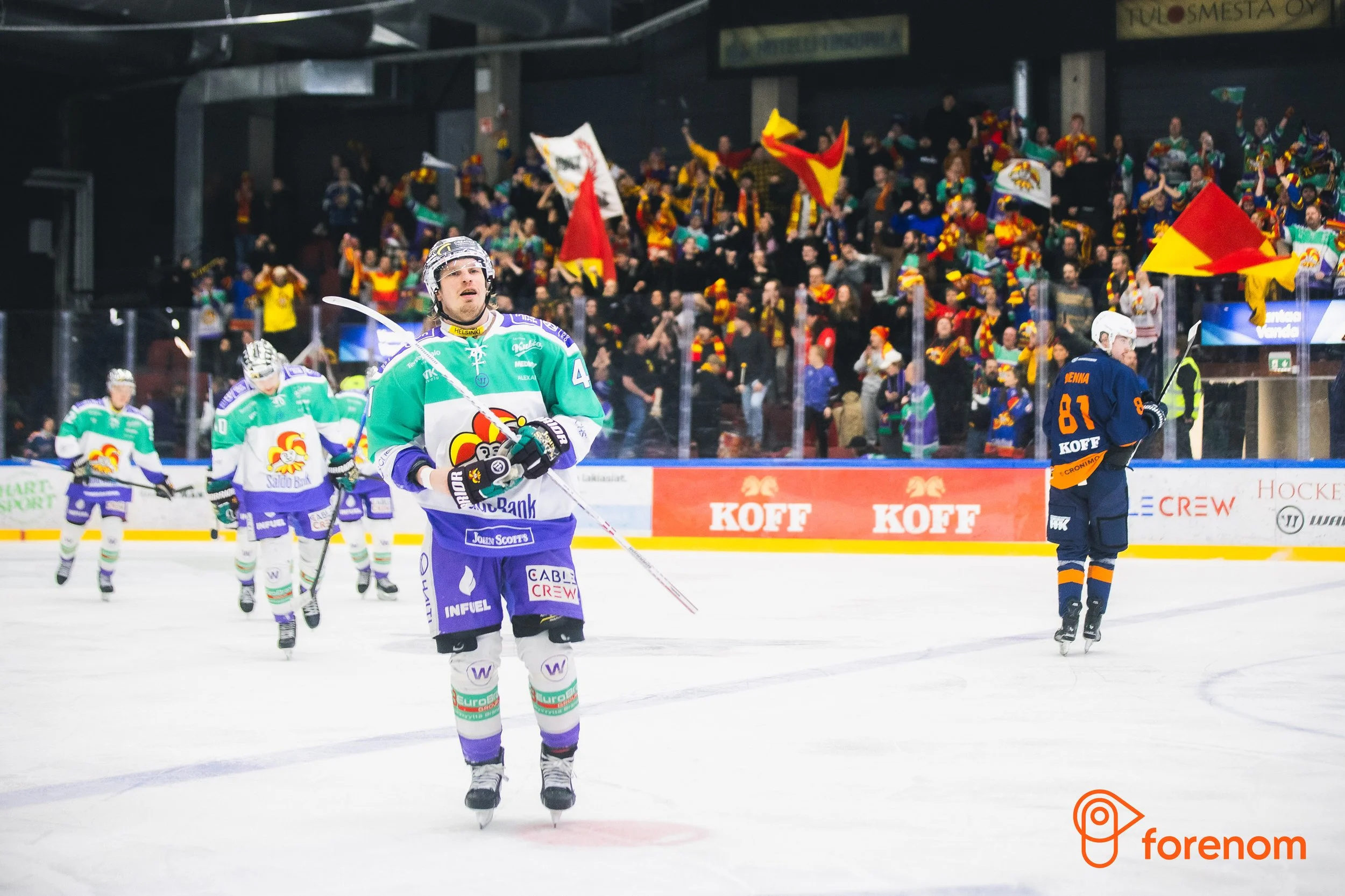 Forenomin ottelukooste: Jokerit nappasi välierien toisen kiinnityksensä perjantaina Vantaalla - “Mieltä lämmittää tuo työteliäisyys, millä me pelataan”