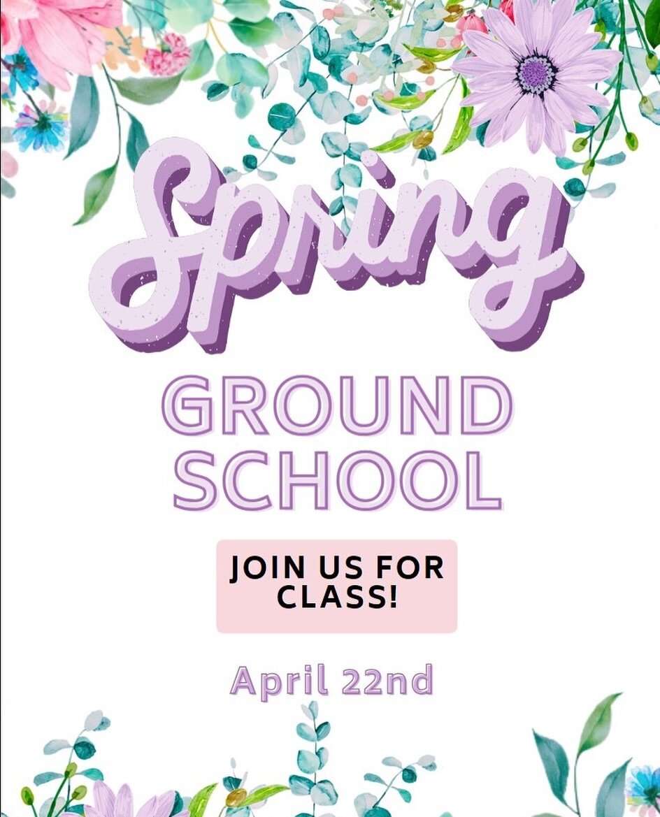 Join us April 22nd for our next Private Pilot Ground school! 

This 8 week course will give you over 40 hours of instruction that will prepare you for your FAA written exam. 

Call our front desk at (360) 735-9441 or DM us for more information or to 