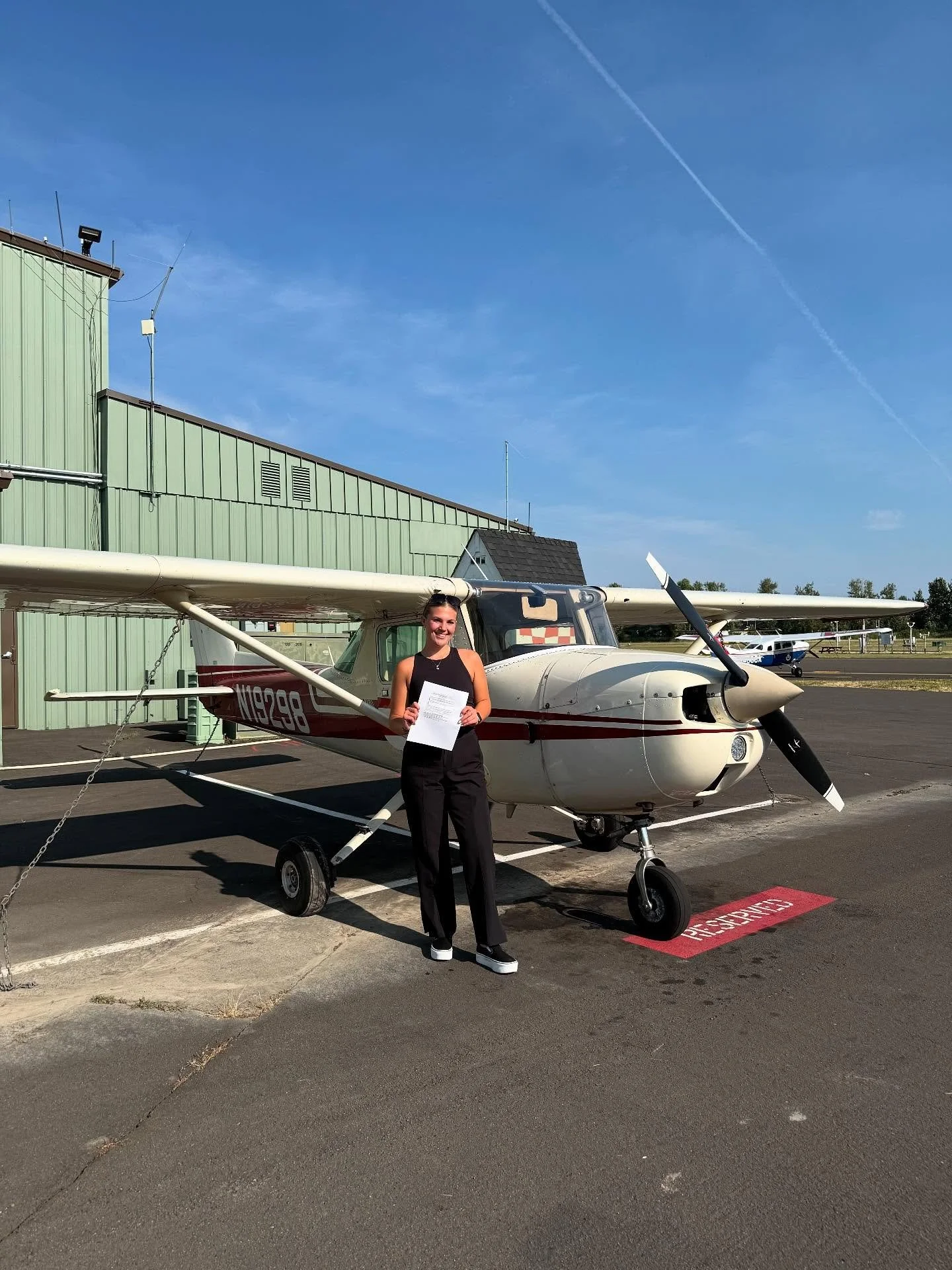 Congrats to Lauren Gaynor on passing her Private Pilot Checkride! Such a big milestone to achieve 🥳✈️