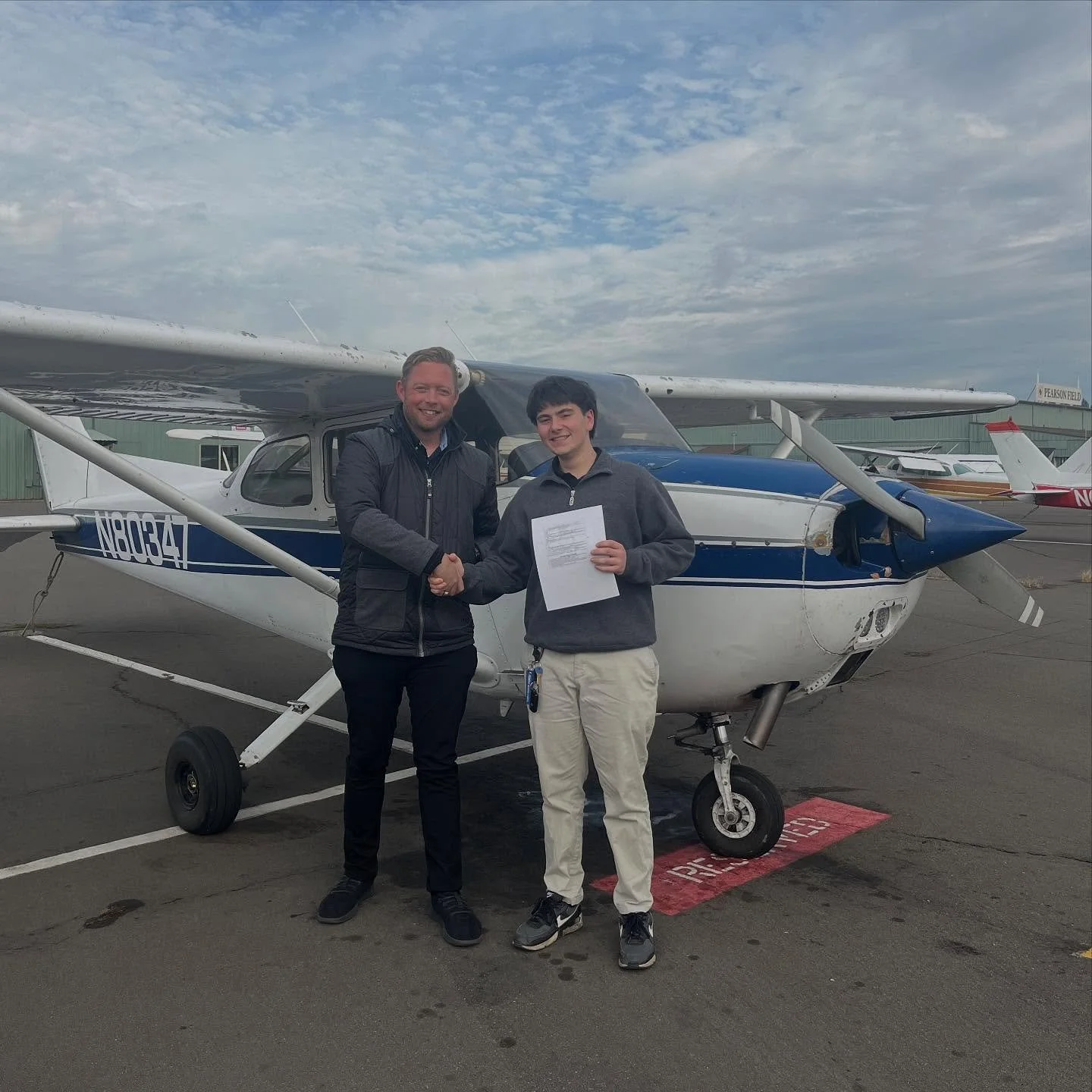 Congratulations to Isaac Axman on passing his Private Pilot checkride! We couldn&rsquo;t be more proud! Good luck in the rest of your flying journey ✈️🎉