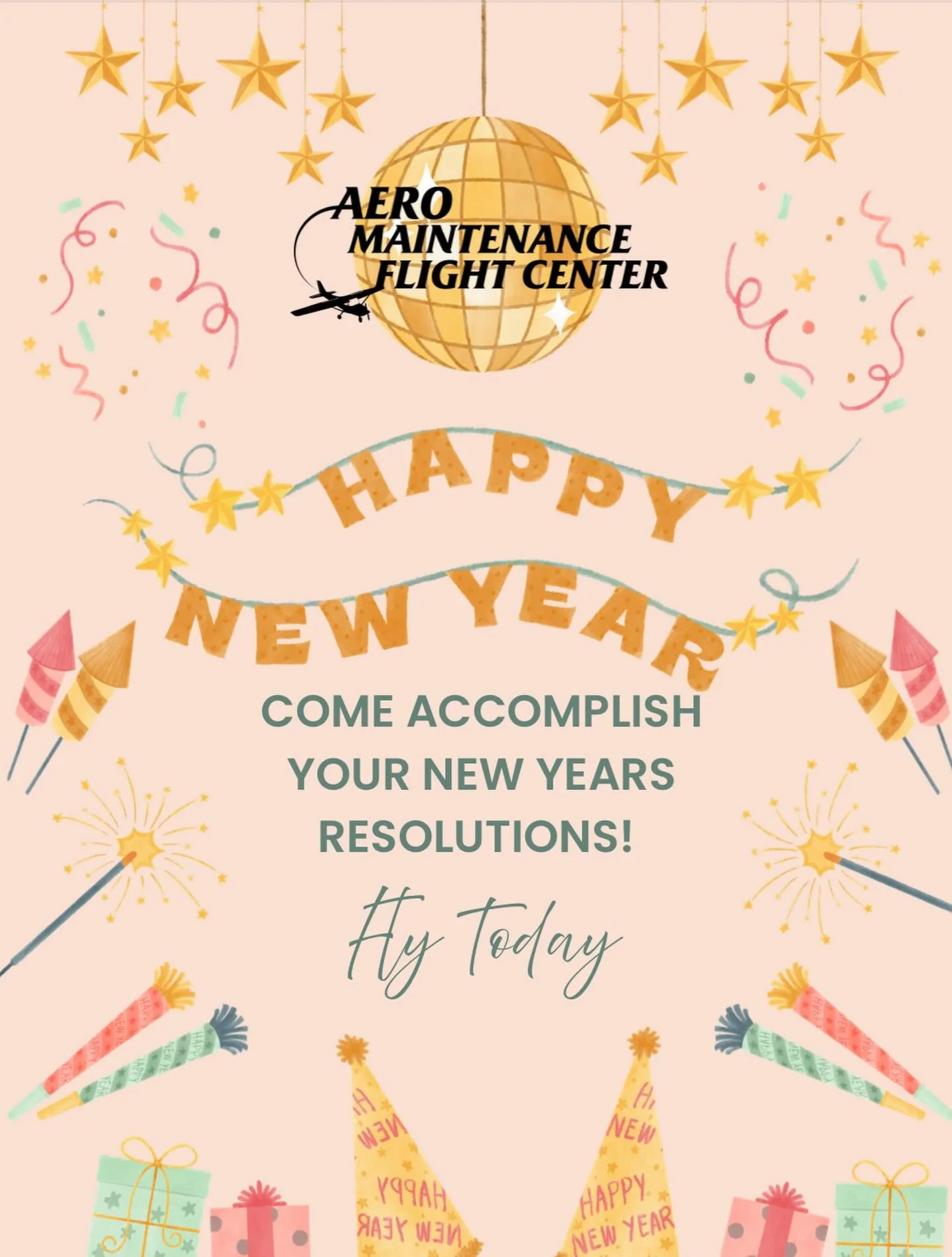 Happy New Years! 

This 2026 book your Discovery Flight to start your flying journey!