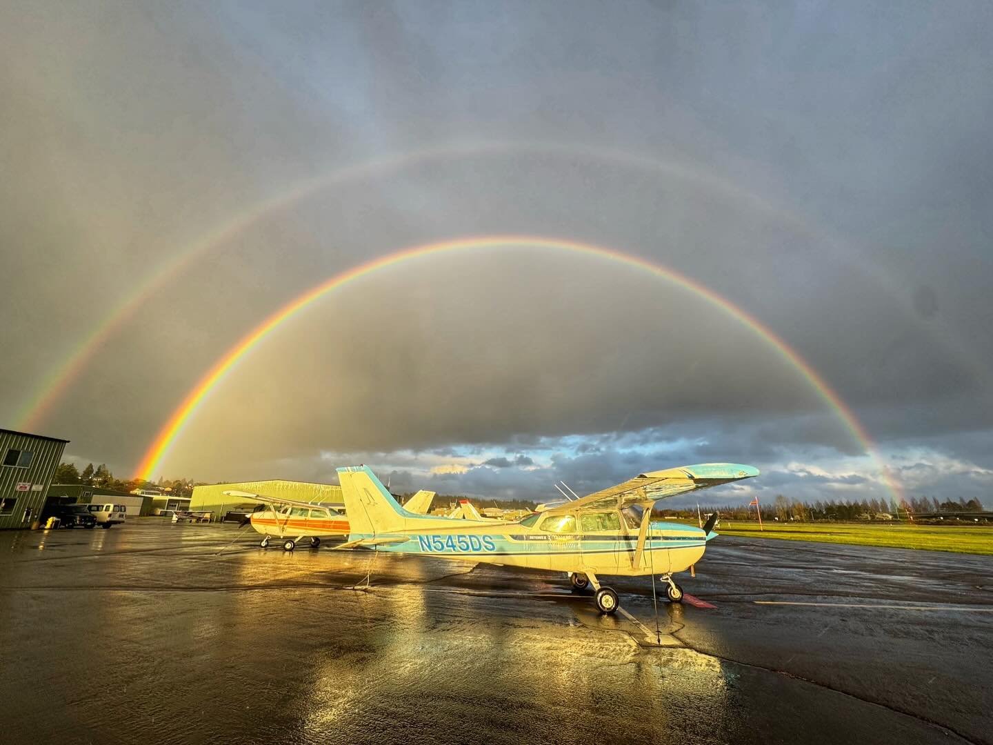 April showers bring May flights! 🌈🌸✈️