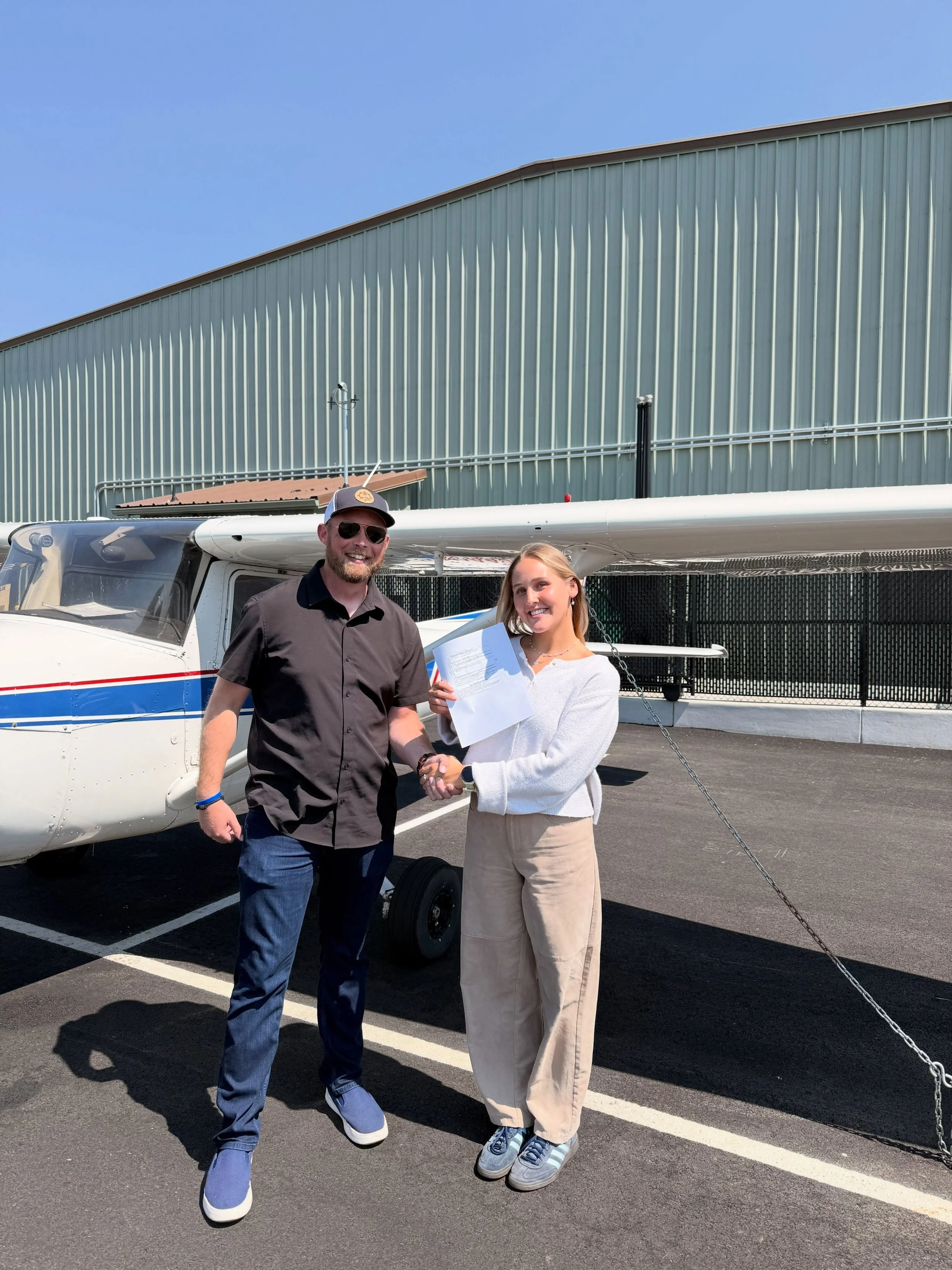 Congrats to our own Taylor Hendricks on her private pilot pass! We love having such a shining light as apart of our team! On to the next step✈️