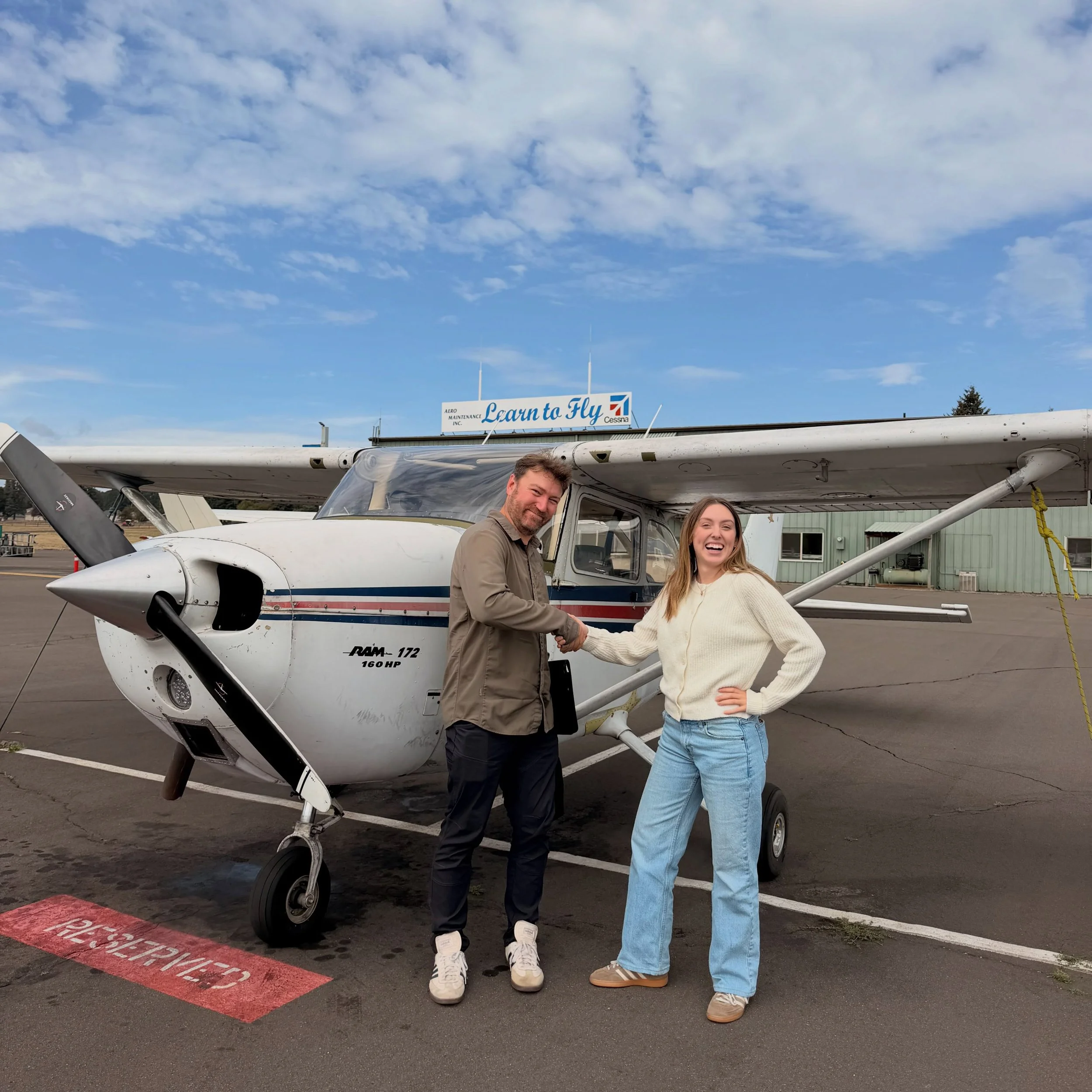 Congratulations to Dave Hedberg on his Private Pilot checkride pass! We&rsquo;re so happy for you! And to our instructor Ally Lafayette on helping him get there!