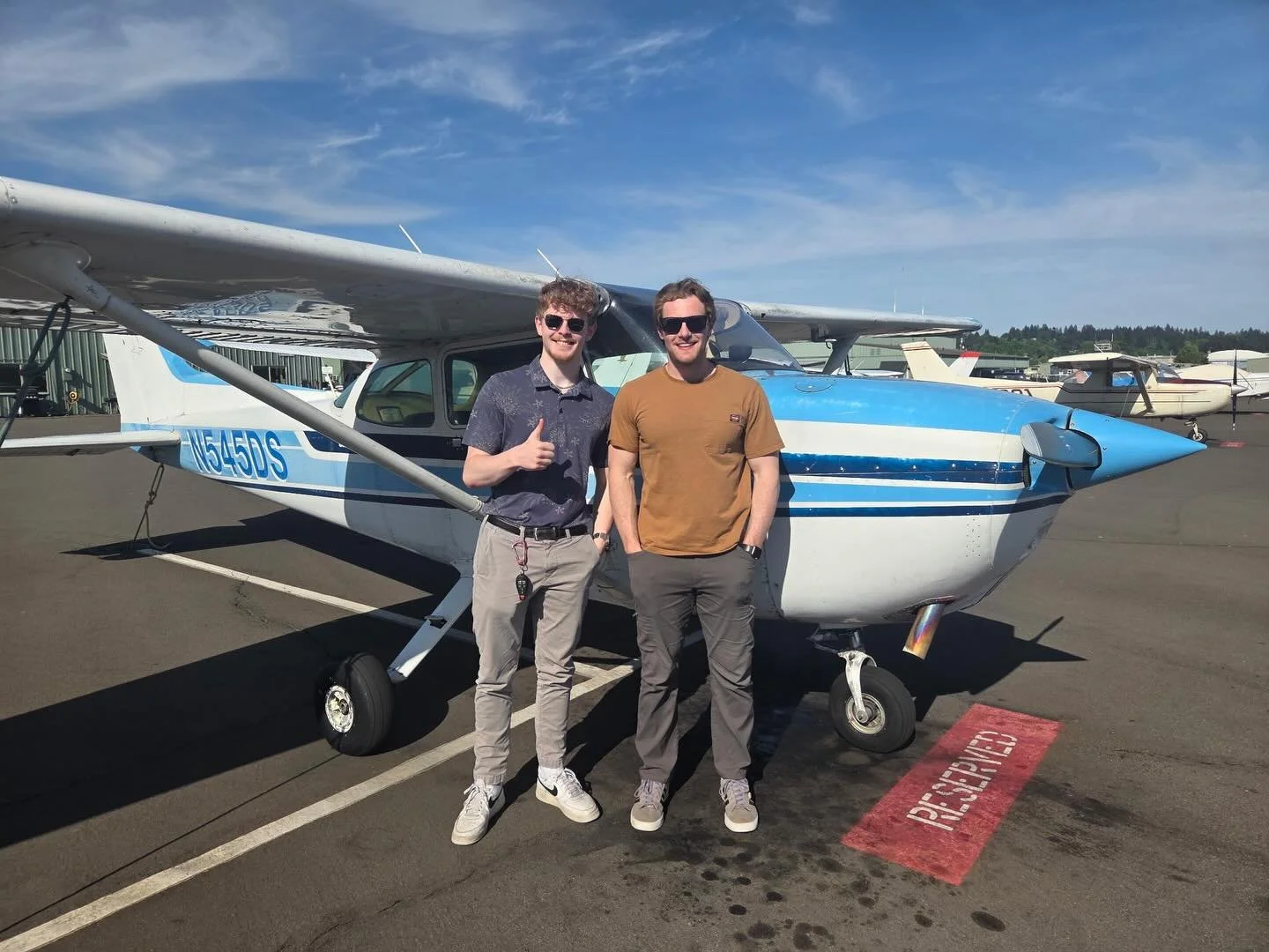 Checkride passes this past month!

1-Carson Kollasch COM
2-Sara Baker CFI
3-McAllister Belton PVT
Not photoed: Mindy Doll CFI, Kevin Lux CFII

Great job to all these students and their hard work! We are so proud!