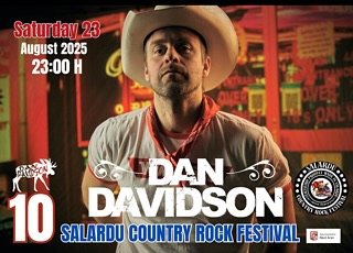 Just announced! We&rsquo;re coming back to Spain 🇪🇸!! Aug 23 catch me and the boys playing some country music at @salarducountryrockfestival 

I love European country fans, this will be my 4th or 5th time back over there, thank you all for continui