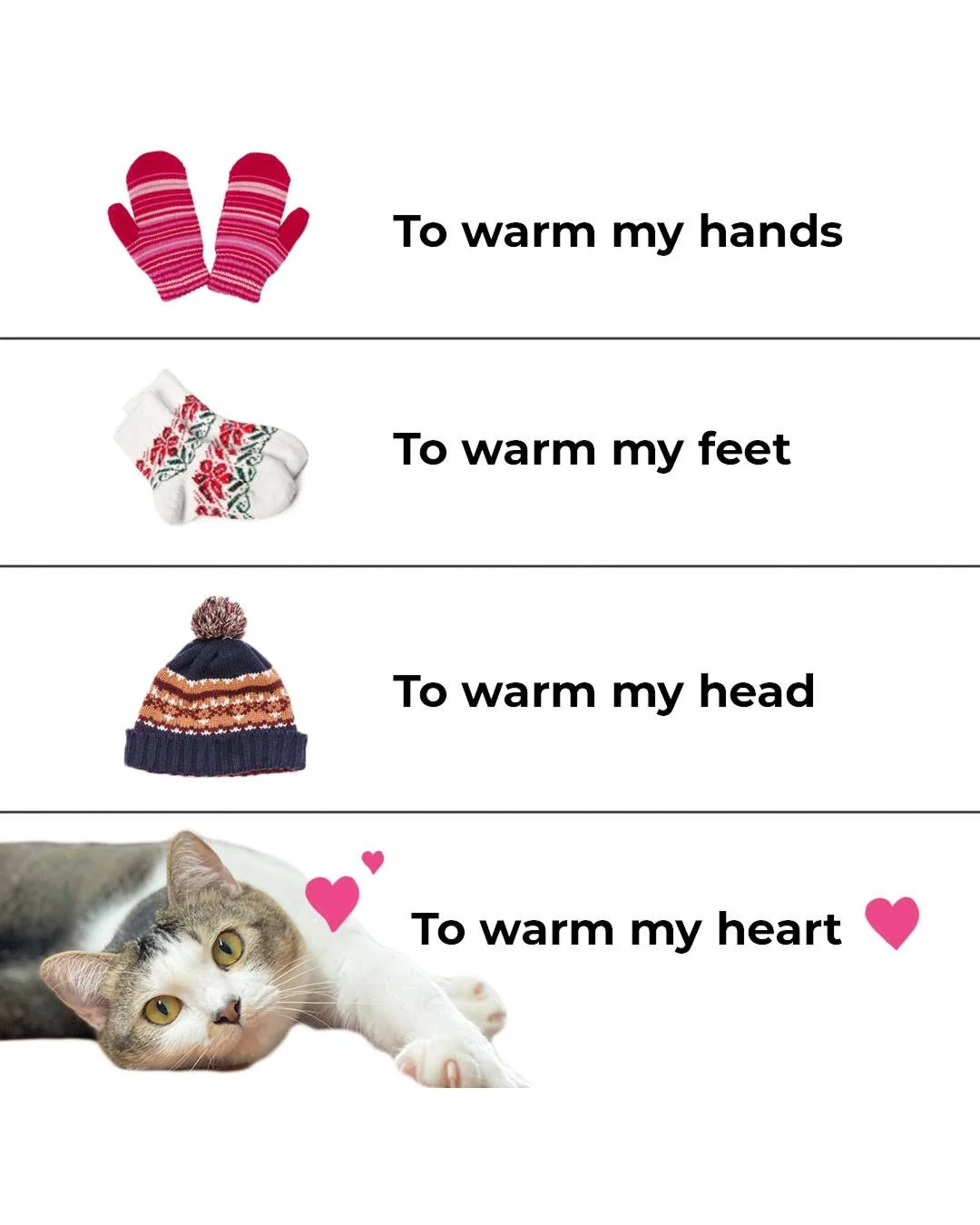 The weather might be getting colder, but our hearts are warm ❄️