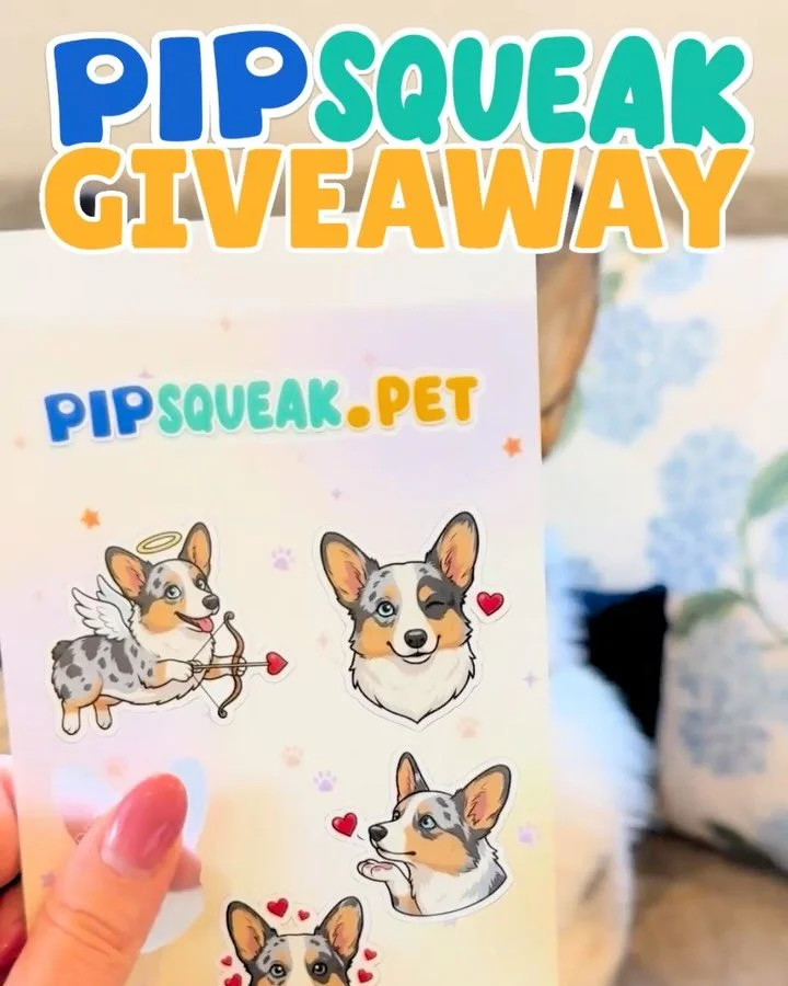 If your pet had merch, this would be it 🥸❤️

We&rsquo;re picking 6 winners to gift custom stickers of their pets this April, in collaboration with #pipsqueakpet 🐶🐱 

Here&rsquo;s how to join the fun:
1️⃣ Follow @pipsqueak.pet &amp; @pawjourr
2️⃣ L