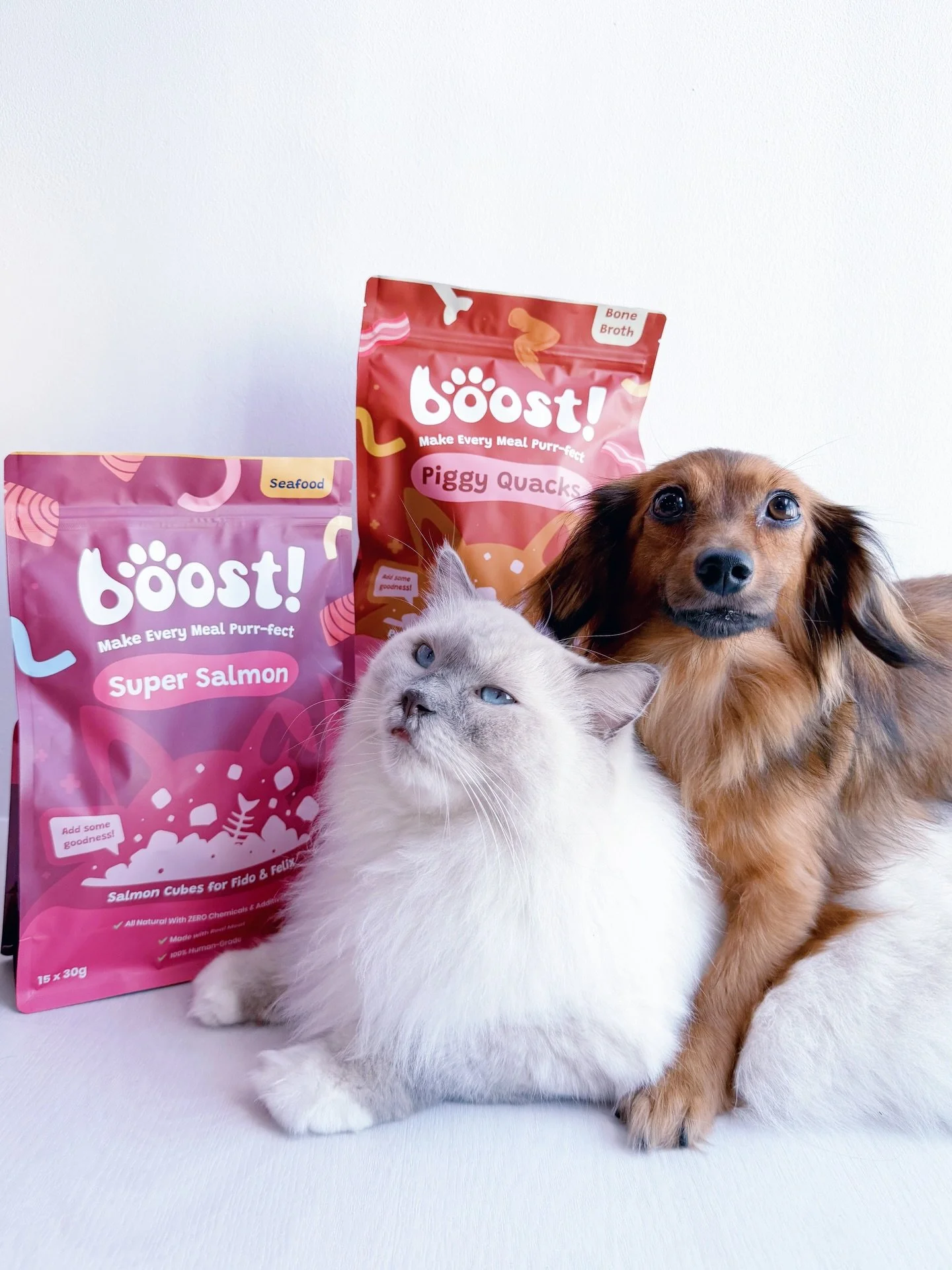 🚨GIVEAWAY ALERT🚨 

To celebrate the launch of @boostpetfood , we are partnering up with them to giveaway their range of food toppers! 💕

Here&rsquo;s how to join the fun:
1️⃣ Follow @boostpetfood &amp; @pawjourr 
2️⃣ Like this post
3️⃣ Comment whi
