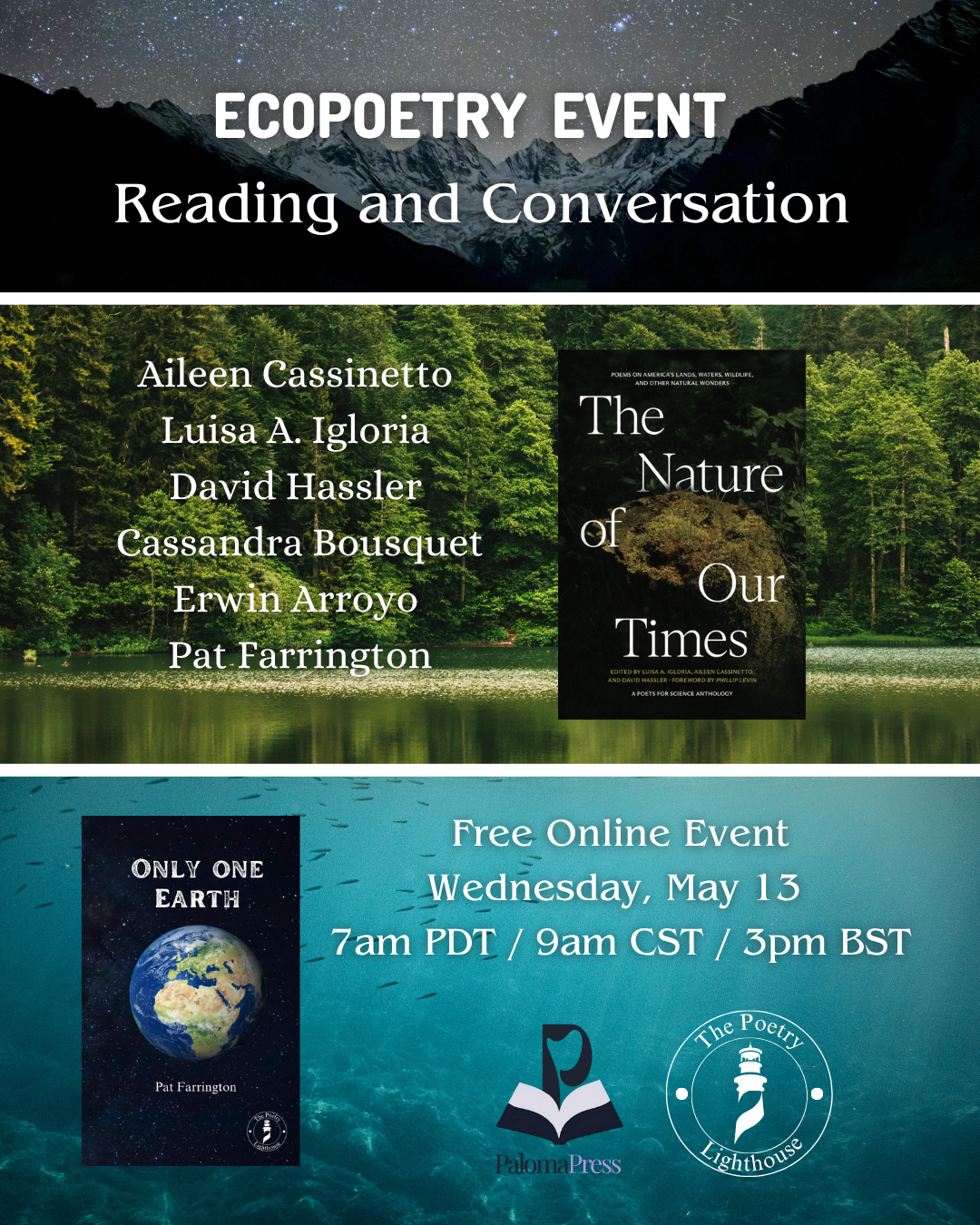 The Nature of Our Times: Ecopoetry Reading &amp; Conversation