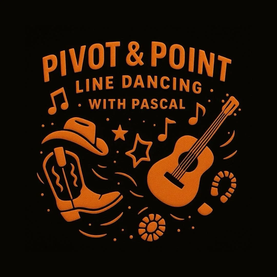 Pascal and Claire from @pivotandpoint will be hosting line dancing as part of the book launch for A Song and a Dance.
