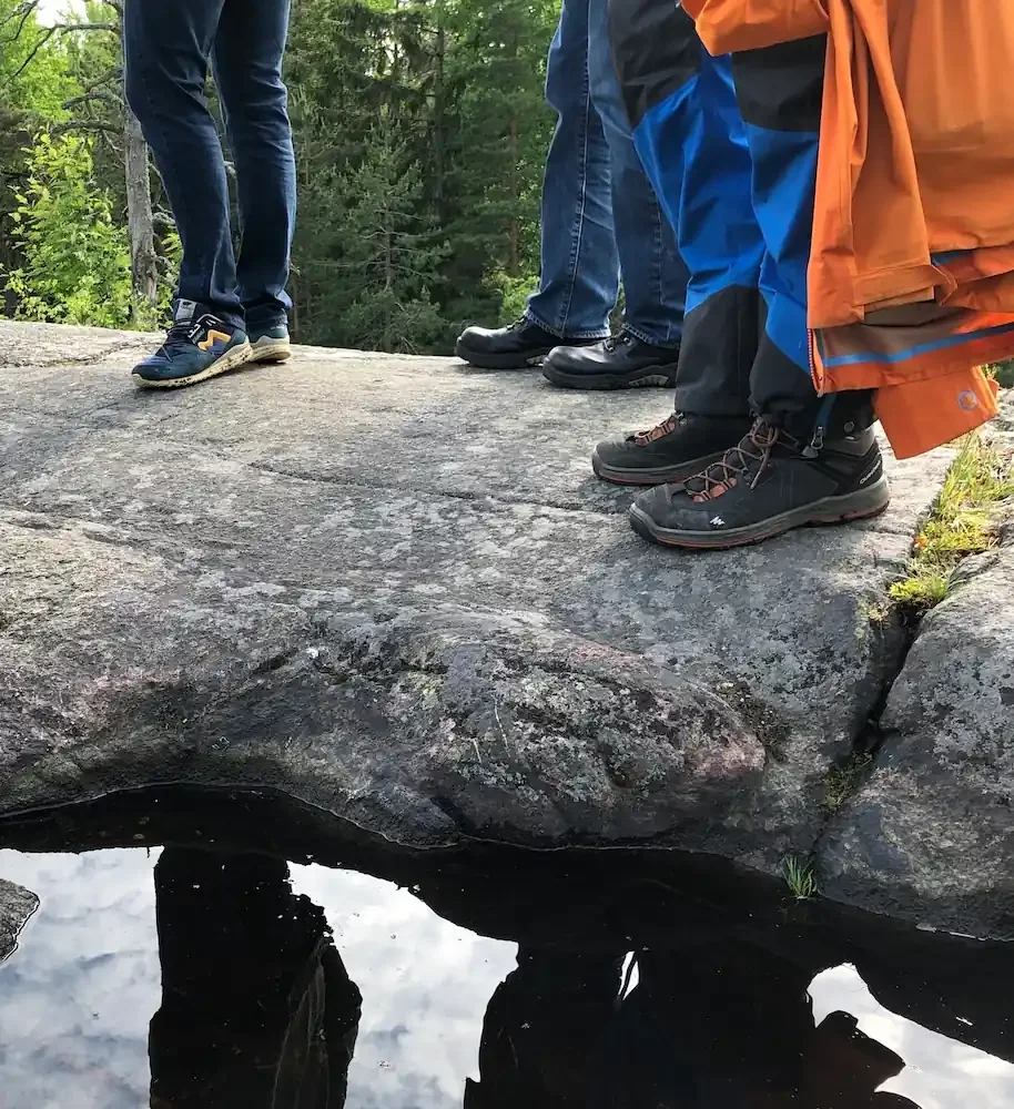 Tiimipäivä luonnossa