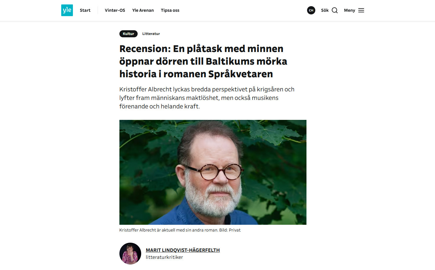 Språkvetaren (Yle kultur 1/2026)