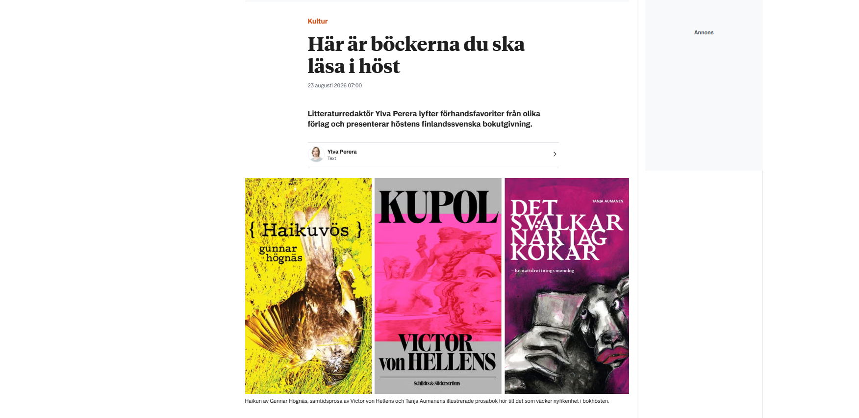 Libraria - Hufvudstadsbladet (8/2026)