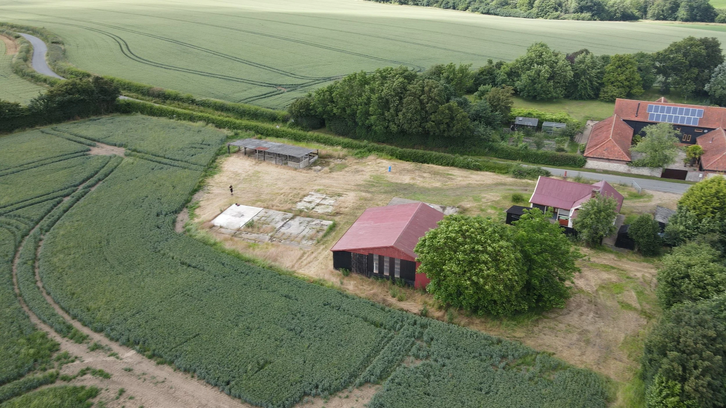 bungalow-farm-cretingham-suffolk-aerial-site-photo