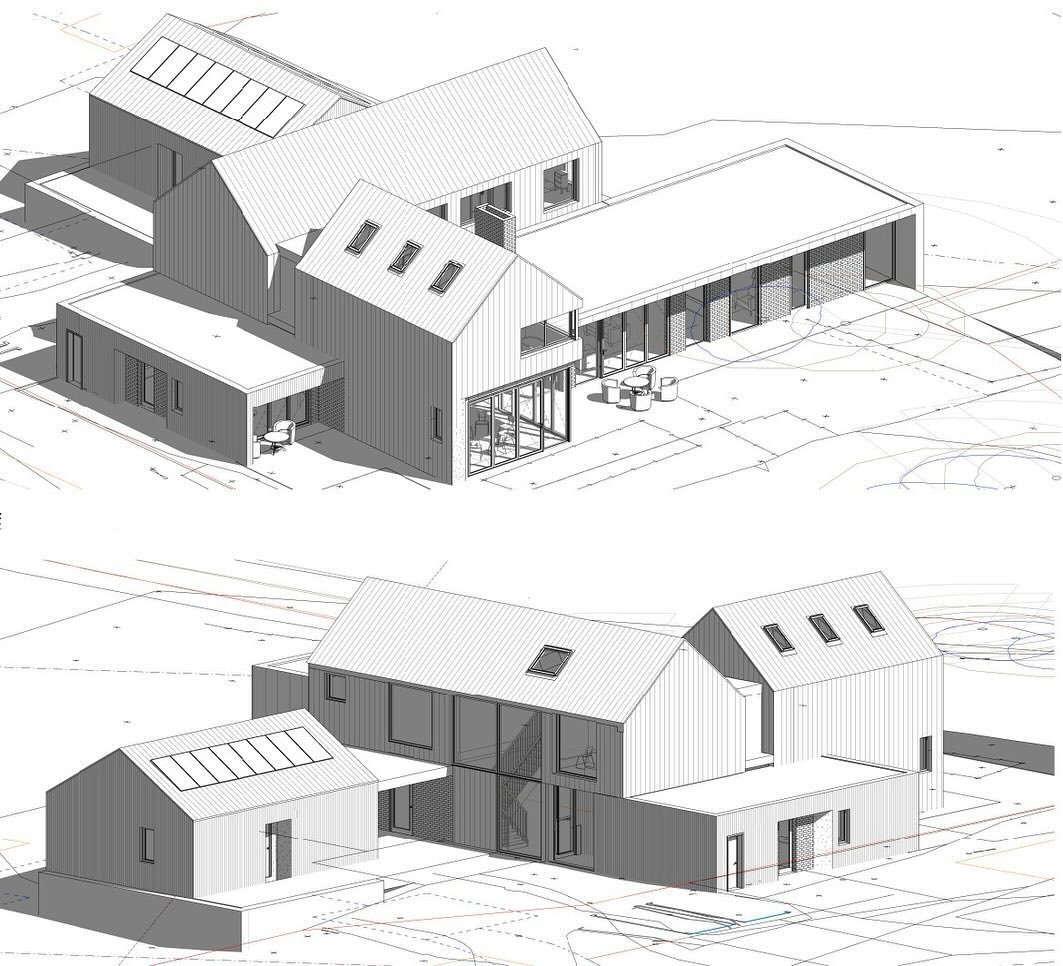 Let's get Technical...
An exiting time for any project is seeing the planning drawings being transformed into a detailed technical package for tender and construction.
We're very much enjoying that process for this new replacement dwelling on a far