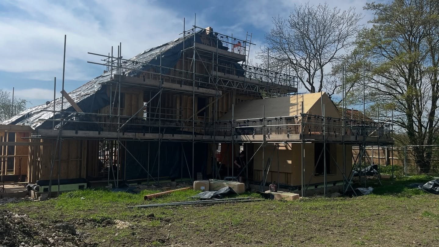 After a minor delay (these things happen) , it's great to be back on site with @salmonsbrothers at our Aldreth Passive House project today. The sun even came out for it . π. It's good to be back and on our way
#ruralarchitecture #passivehouse #eco