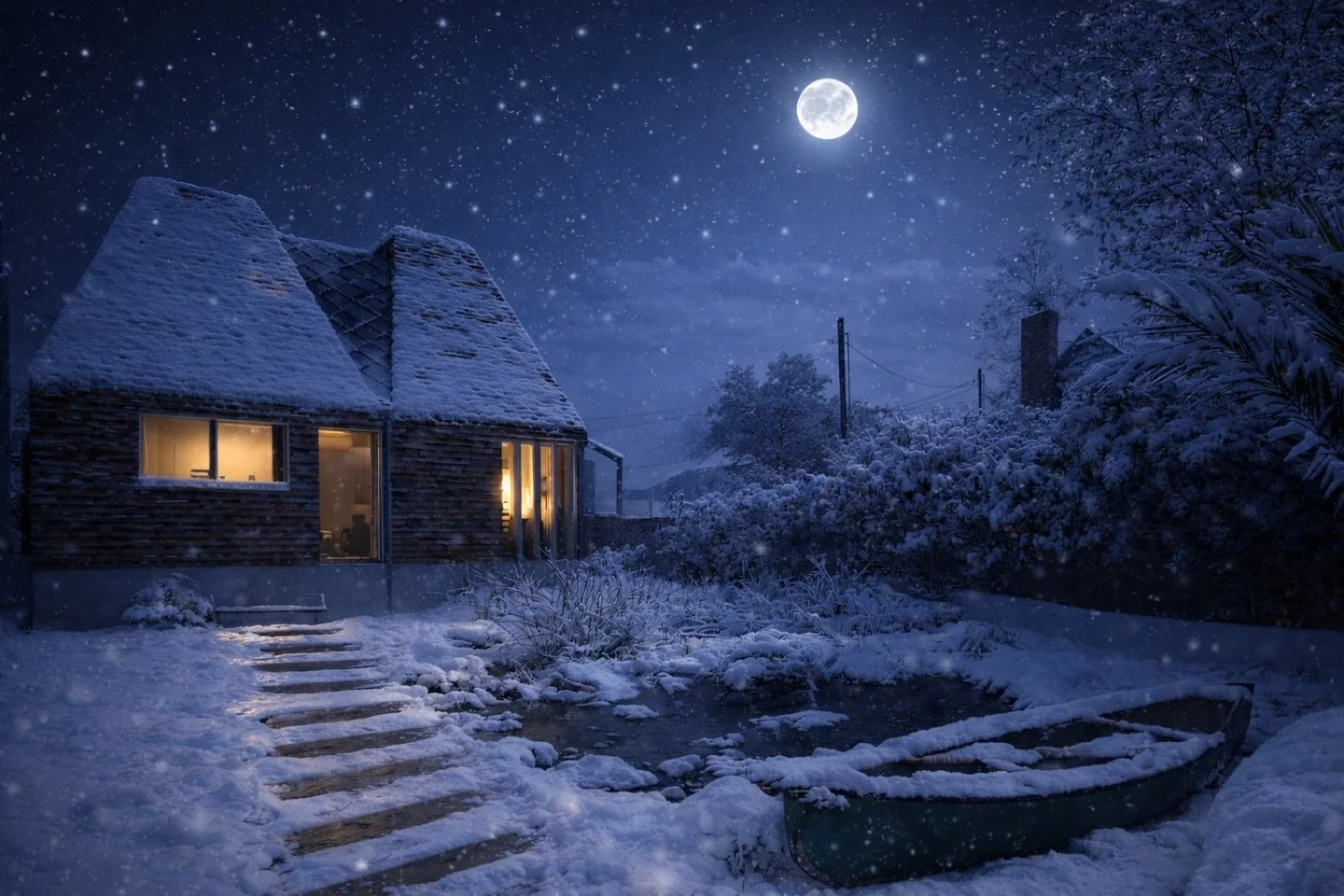 🎄 Merry Christmas to one and all. It's been a very busy year with lots happening on site, on the drawing board and in planning. It's now time for a well deserved rest and reset. 

Here's a Christmas view of one of our current projects we're very hop