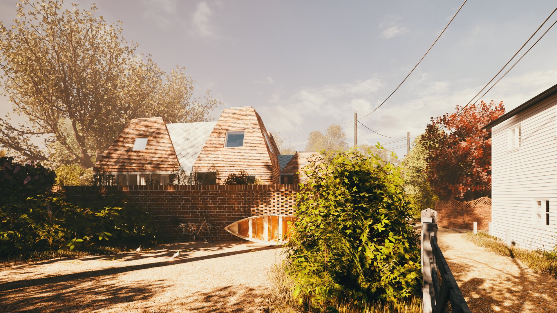 The Studio – Contemporary replacement dwelling with sculptural roof forms in Waldringfield, Suffolk