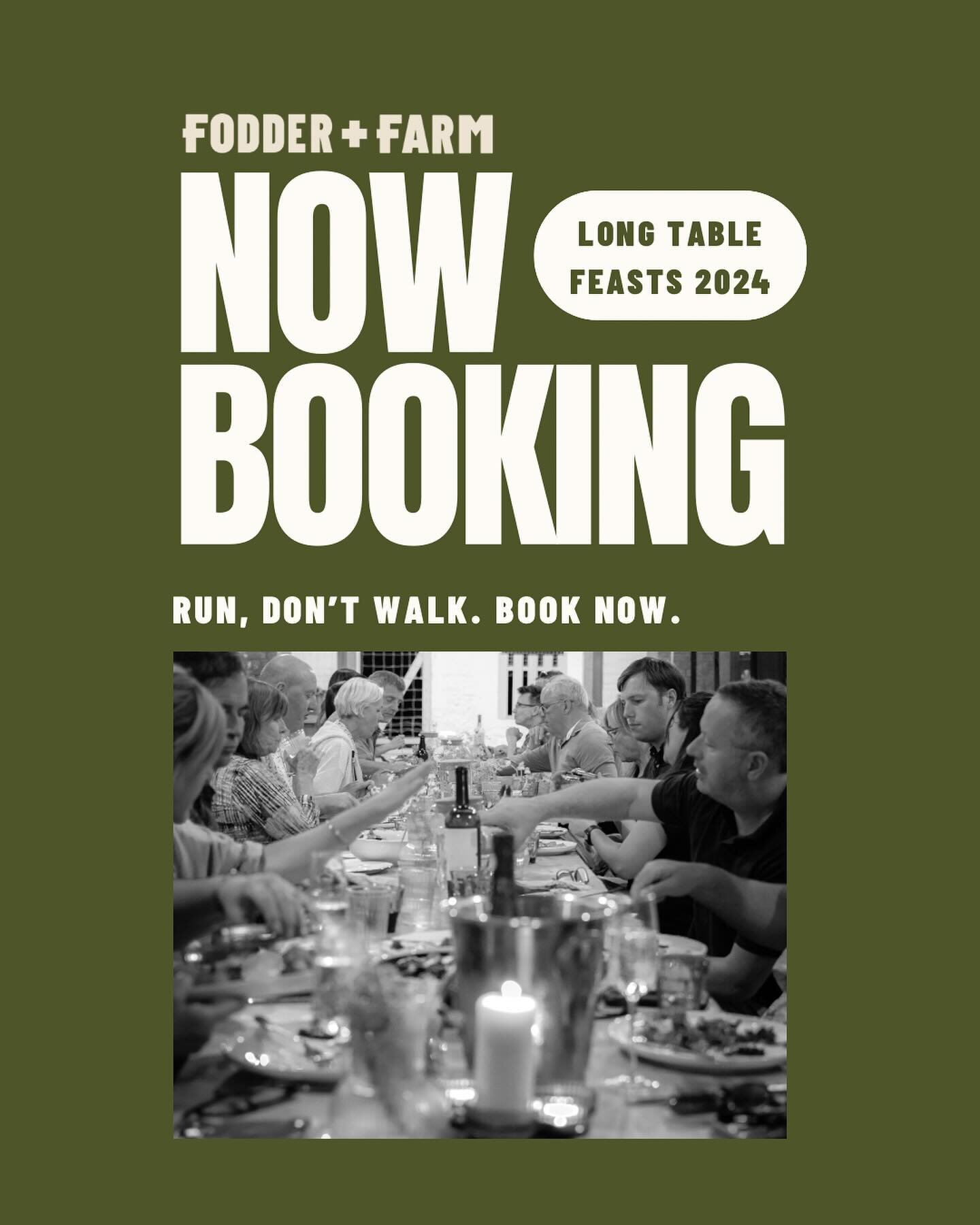 Listen. We don&rsquo;t want to jinx things, because running events is nothing if not unpredictable, but&hellip;

Our April, May and June Long Table Feasts are getting close to selling out!!!

If you love great chat, beautiful settings, cute goats, lo