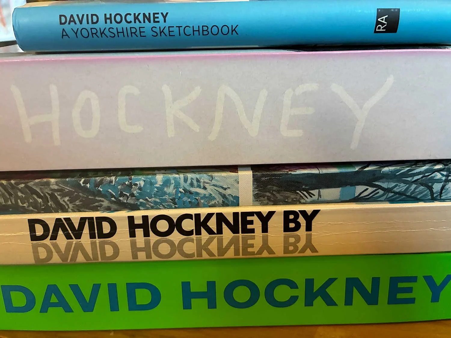 Caroline Collet - David Hockney Book Spines