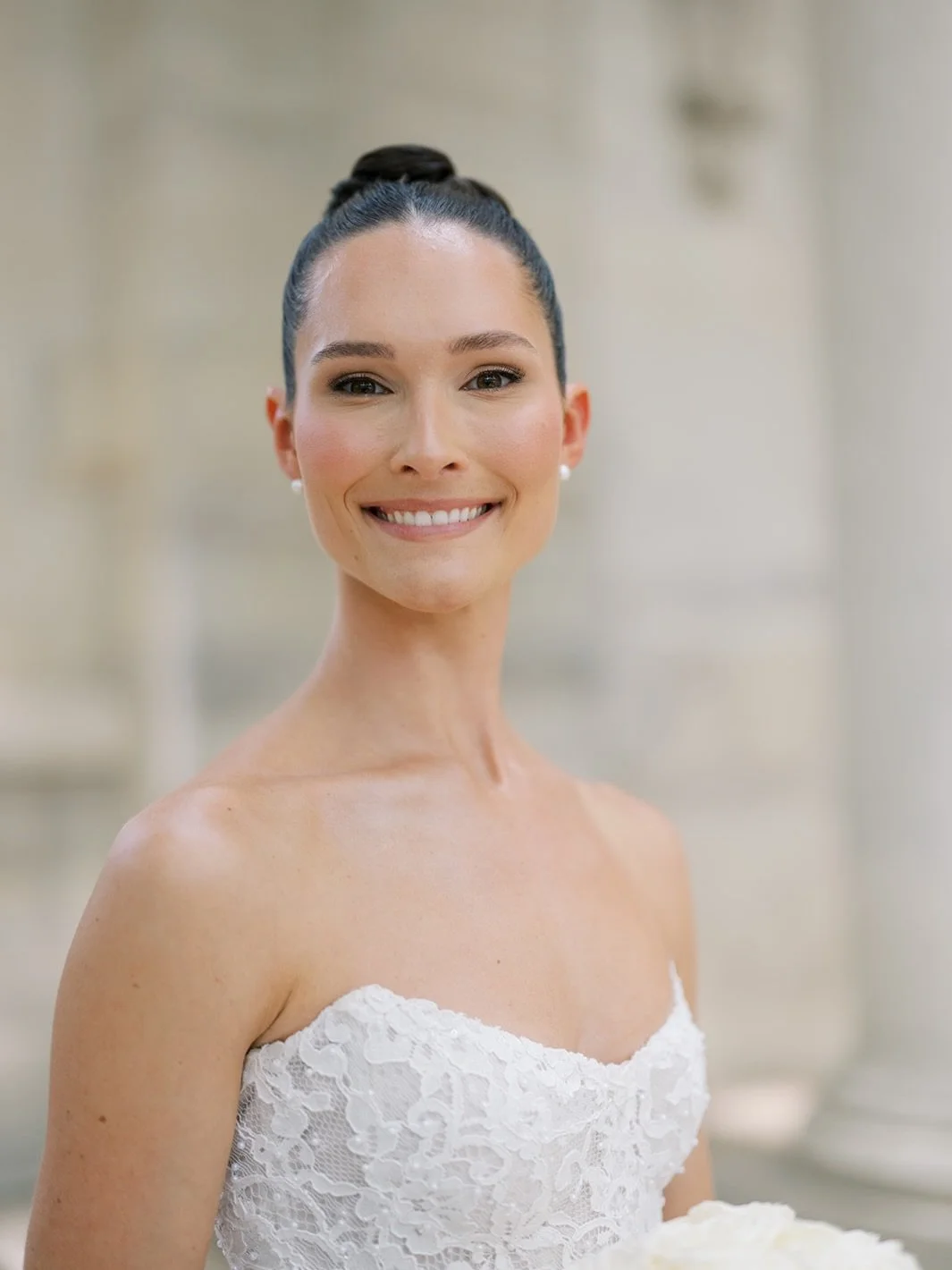 Our gorgeous ballerina bride, Margaret✨

@haleyrichterphoto 
@lorenaferreira.mua 
@cescaphe 
@marg.krtz 

BOOKING 2027 BRIDES! Link in bio to inquire with our team! @nataliebridalco