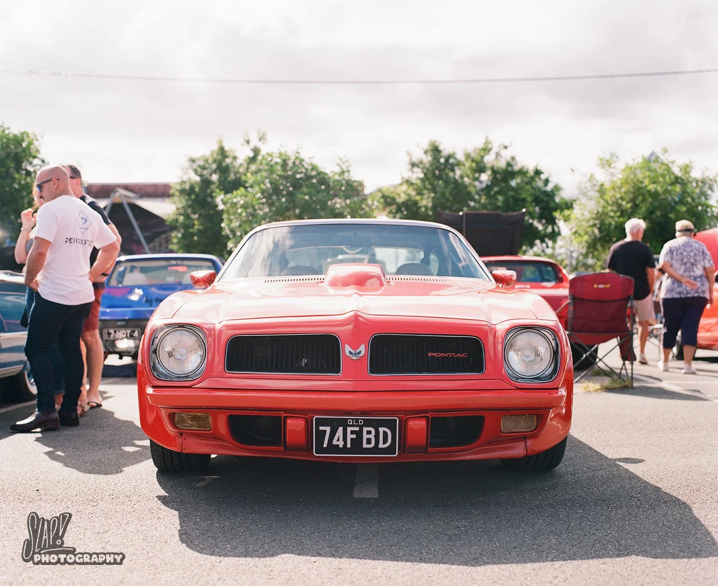 Pontiac Firebird Grille at Car Show
