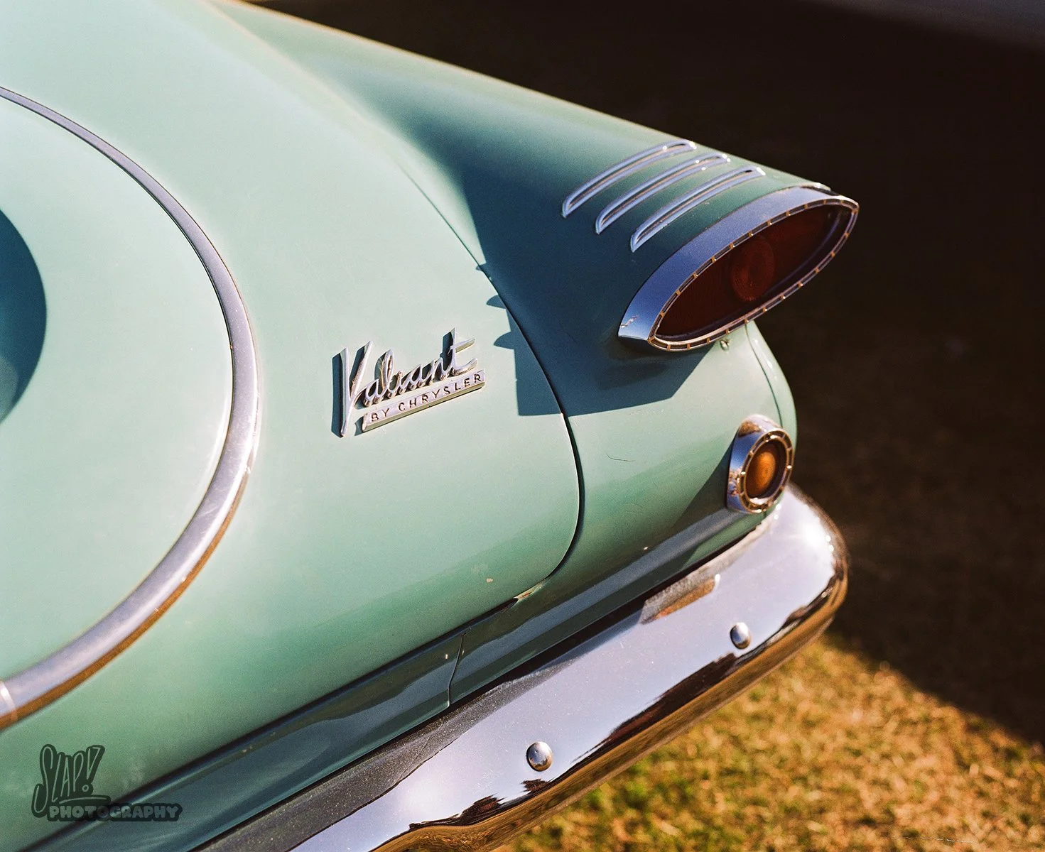 Pastel Green Chrysler Valiant Tail Assembly with Fin