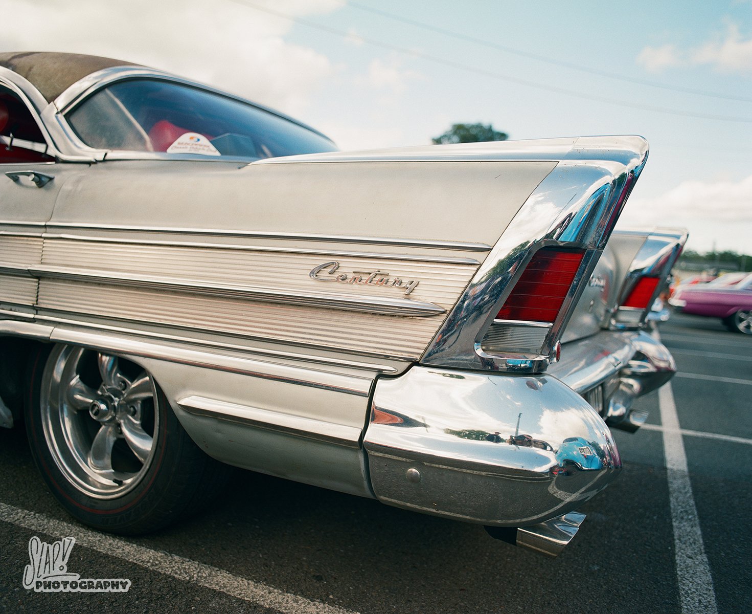 Grey Buick Century Tailfin Wide Angle