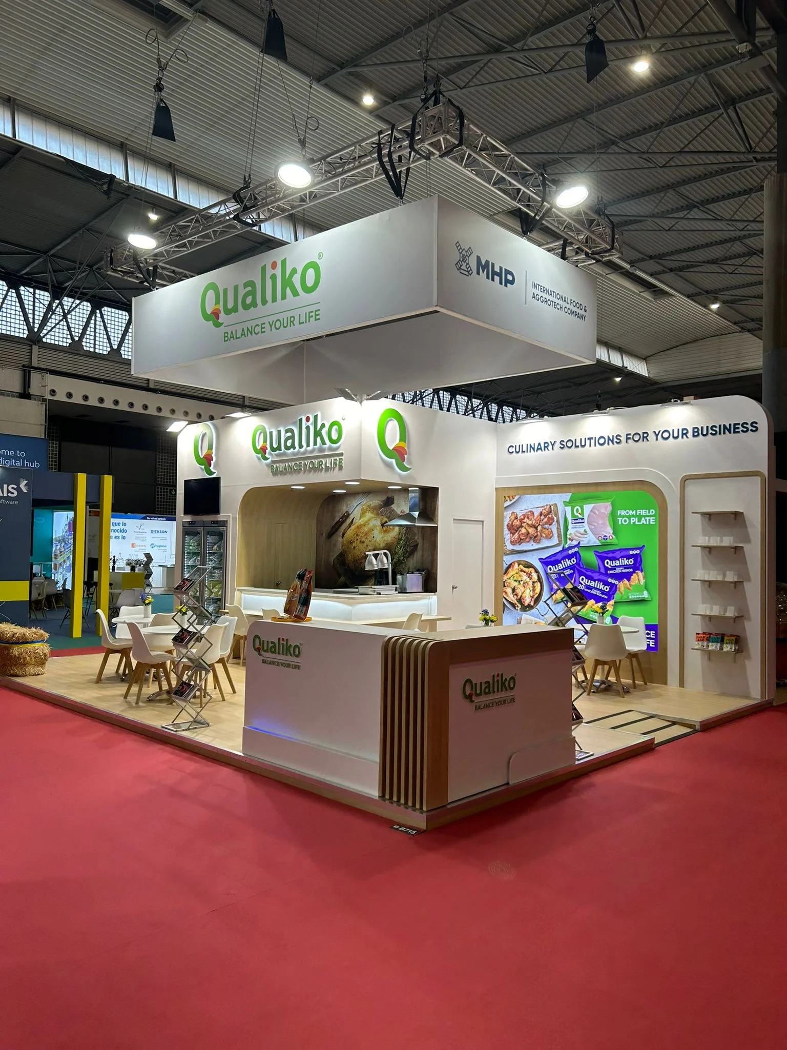 Stand MHP de diseño Alimentaria 2024