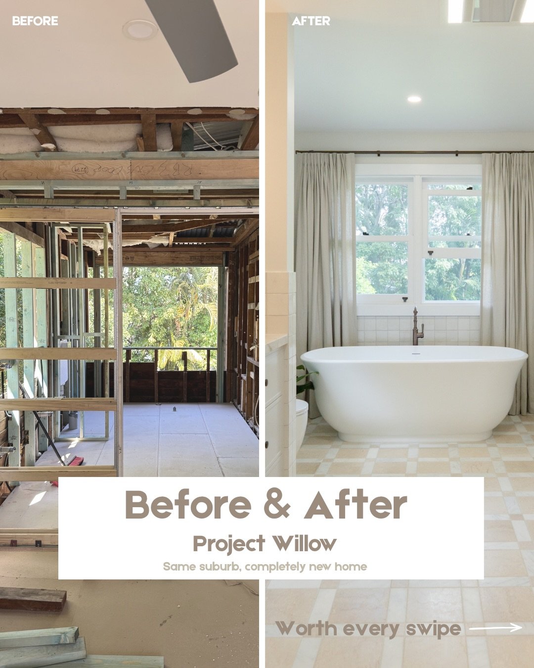From demo to dream - Project Willow
The home they&rsquo;d been picturing for a decade.

Same street. Same community. Completely different home.

Swipe through the full before and after 👉

Ready to see what your home could become? Send us a DM or fol