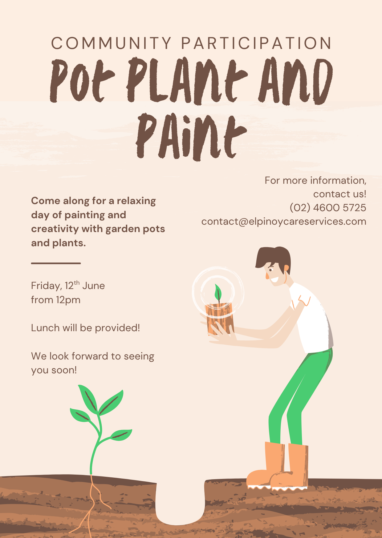 Pot Plant and Paint